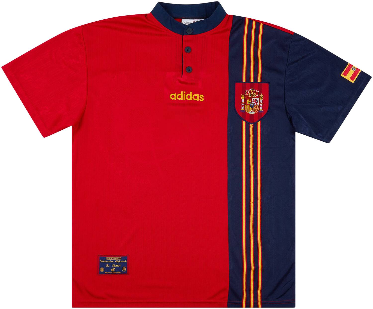 1996-98 Spain Home Shirt - 7/10