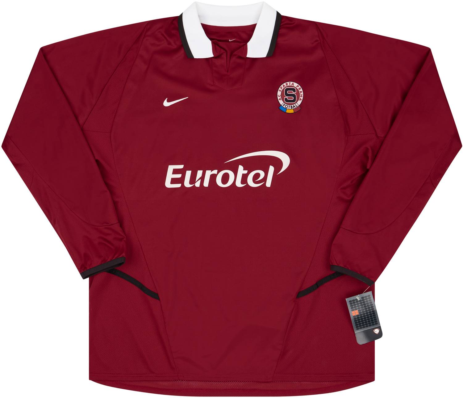2003-04 Sparta Prague Player Issue Home L/S Shirt (XL)
