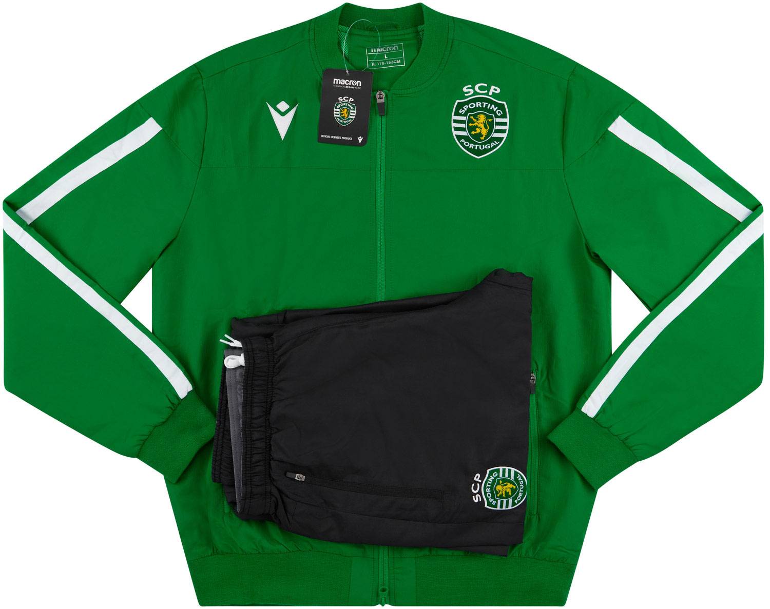 2019-20 Sporting Lisbon Macron Training Tracksuit - NEW