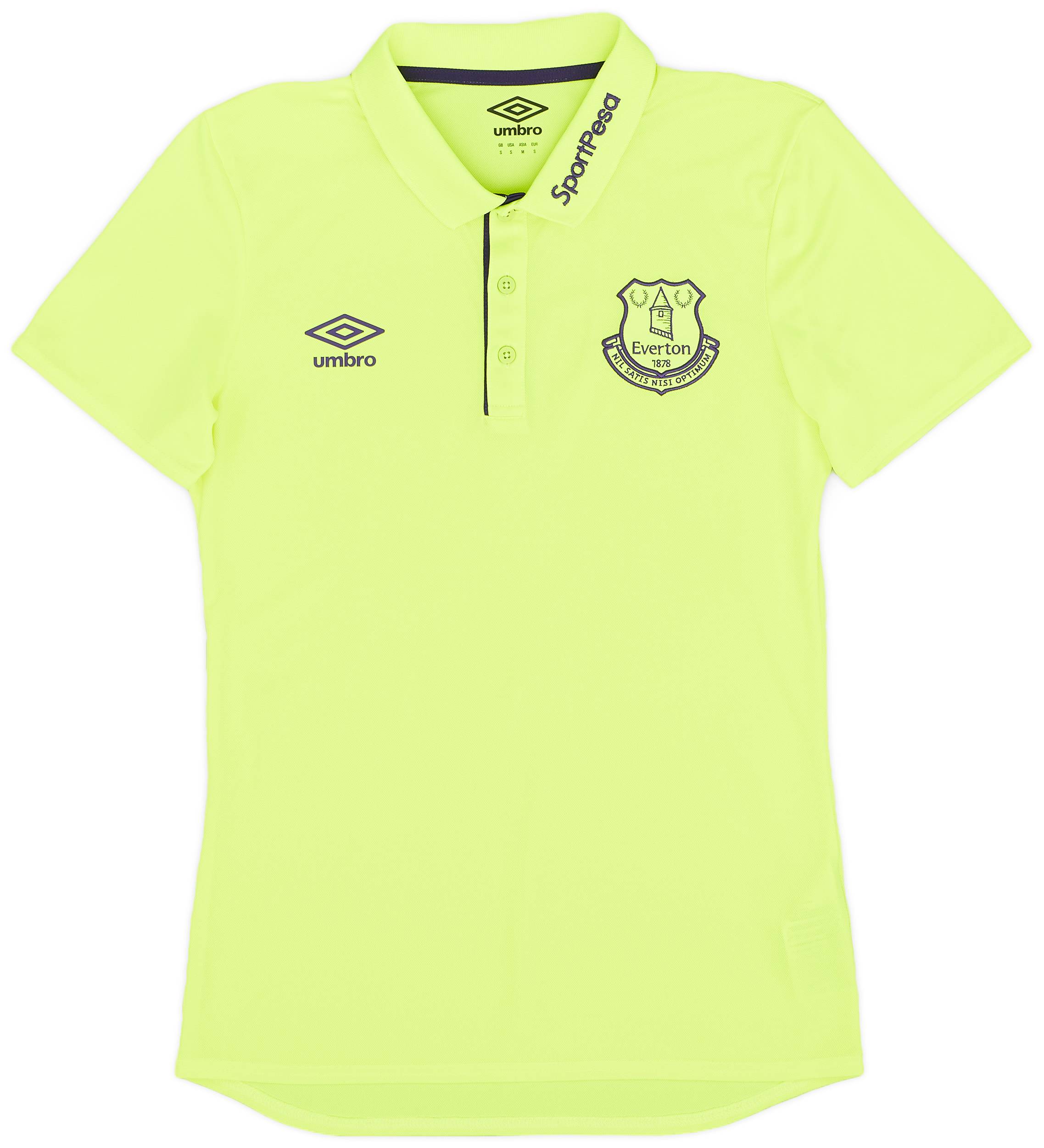 2018-20 Everton Umbro Polo Shirt - 9/10 - (S)