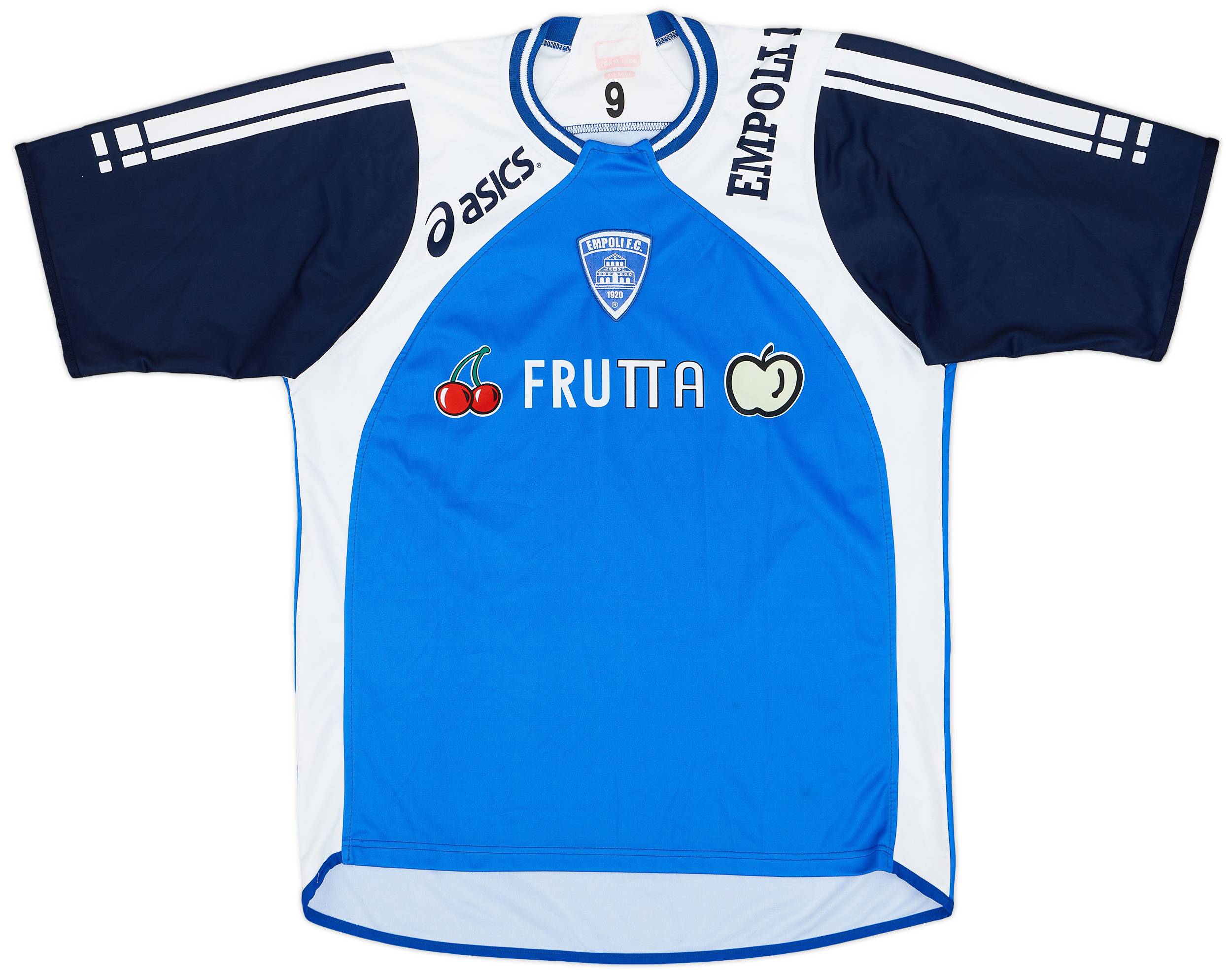 2006-07 Empoli Player Issue Asics Training Shirt #9 - 6/10 - (XL)