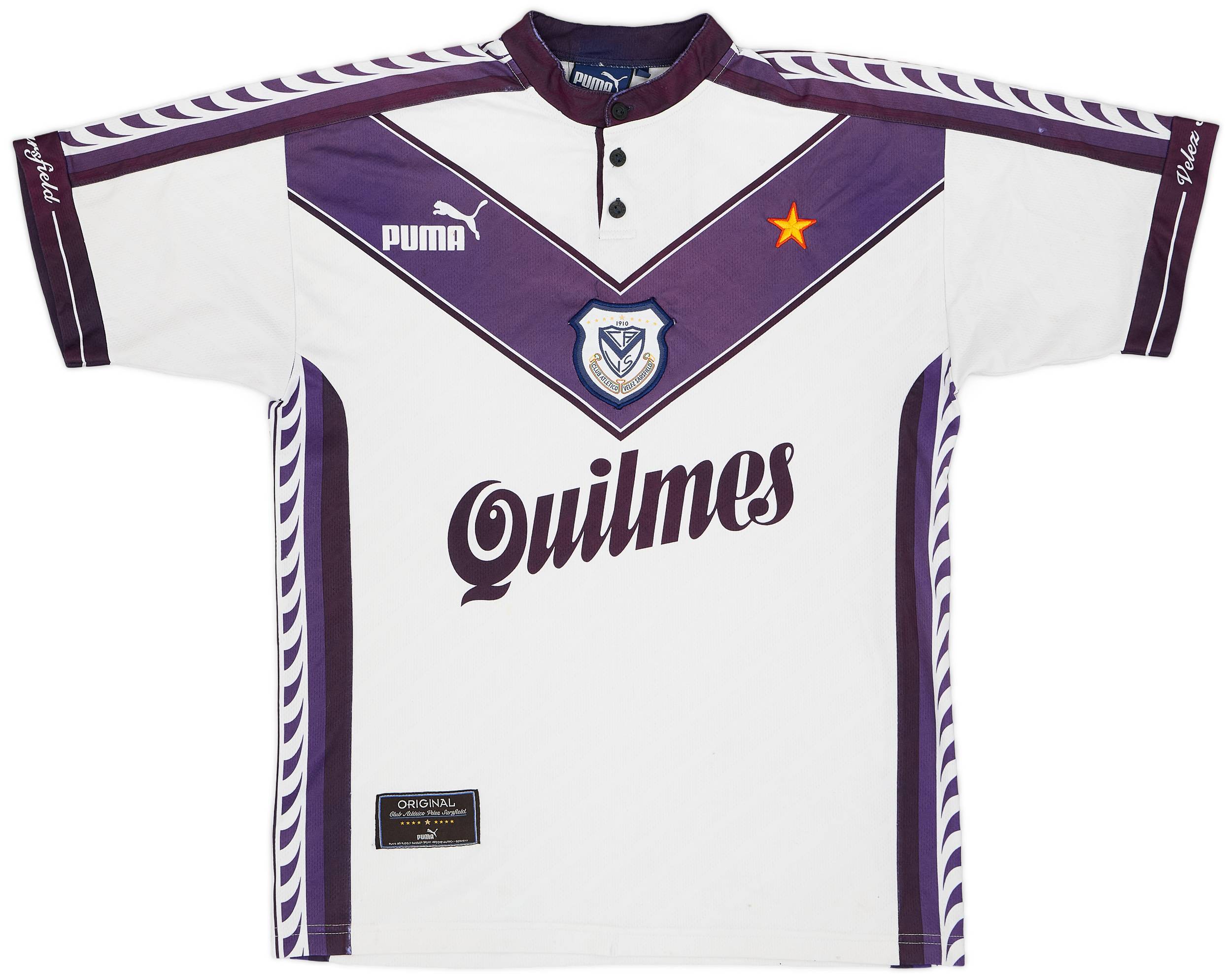 1997 98 Velez Sarsfield Home Shirt Fair 4 10 L