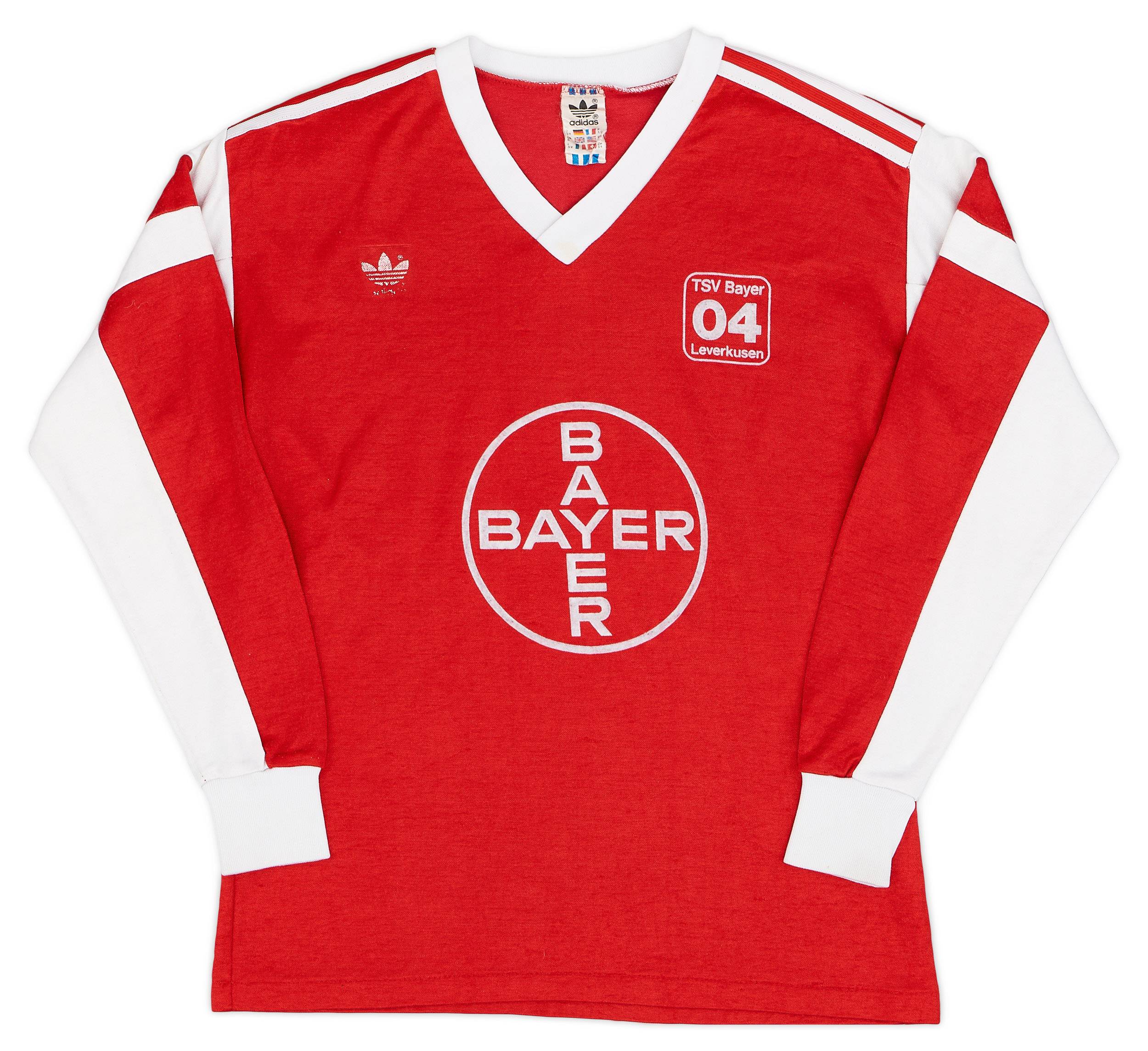 1987-88 Bayer Leverkusen Away L/S Shirt - 7/10 - (S)