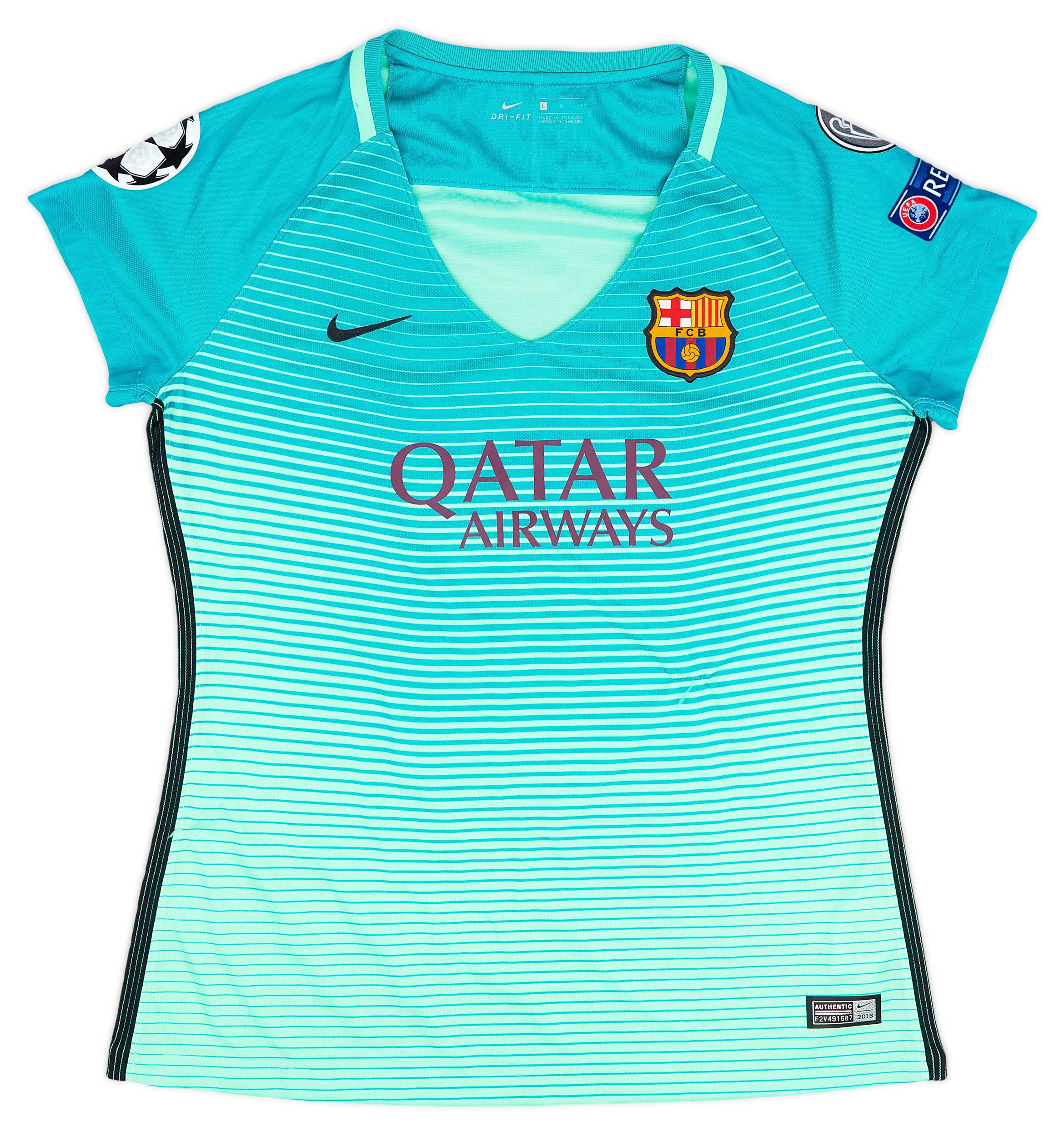 2016-17 Barcelona CL Third Shirt 9/10 (Women's L)
