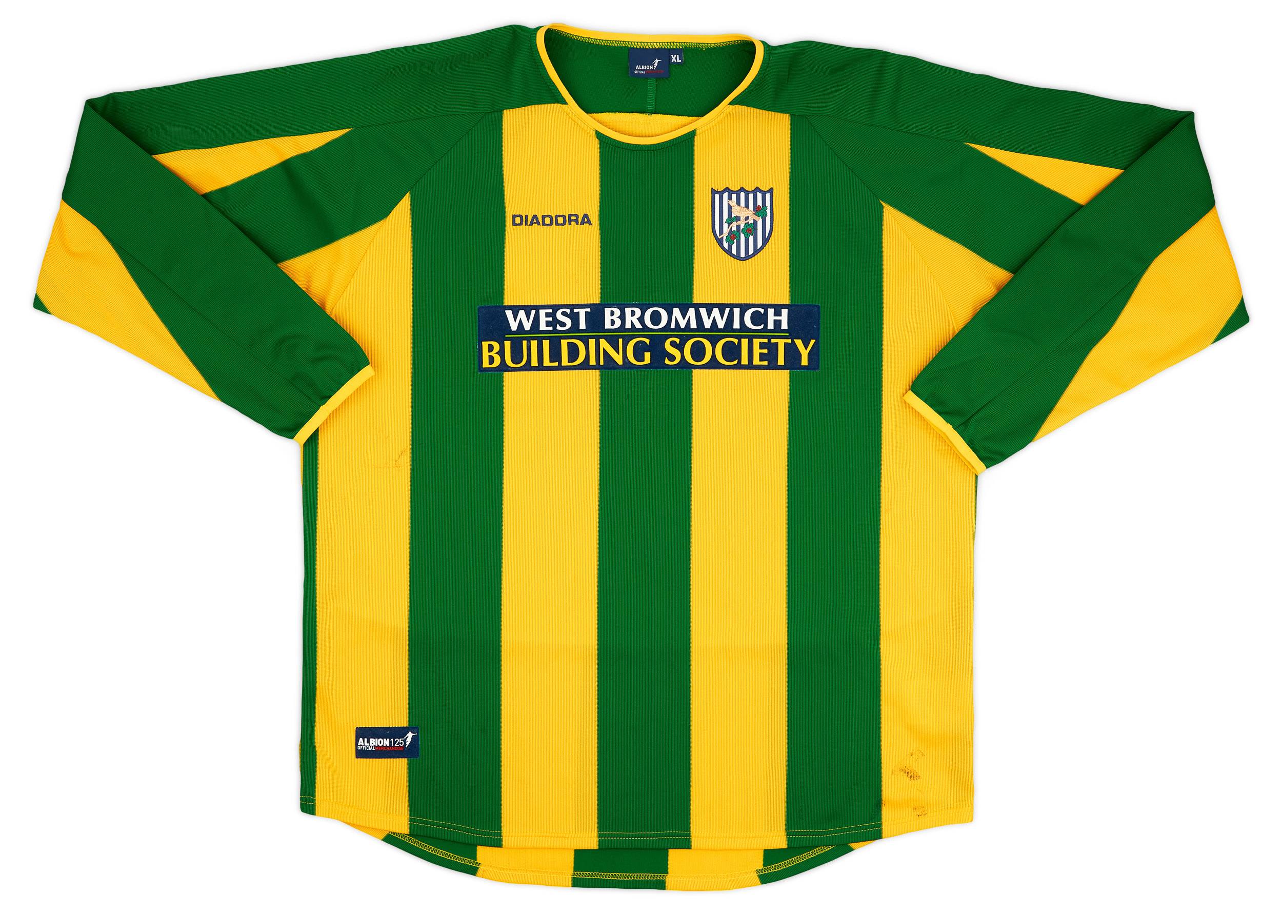 2003-04 West Brom Away L/S Shirt - 5/10 - (XL)
