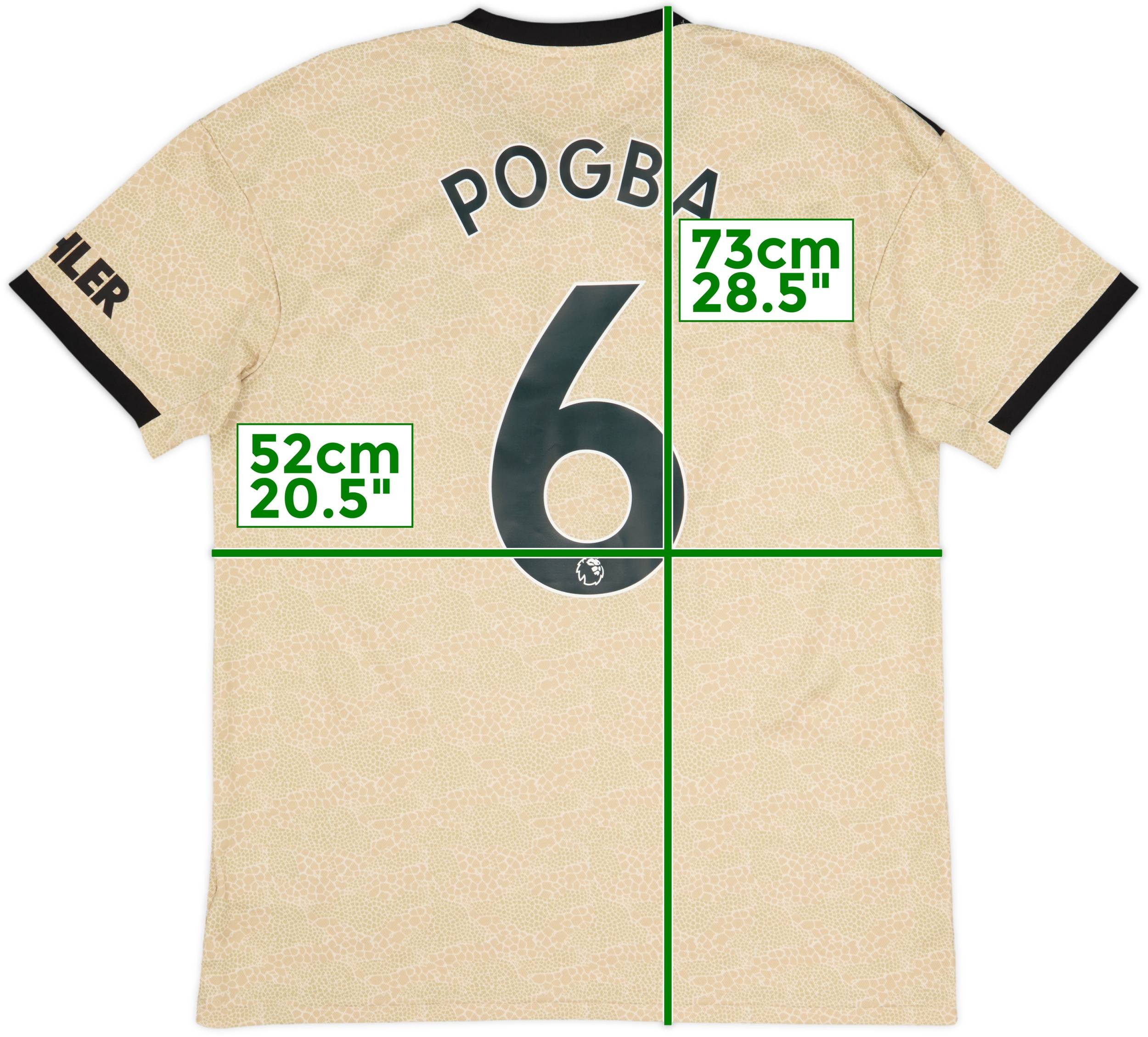 2019-20 Manchester United Away Shirt Pogba #6 - 10/10 - (L)