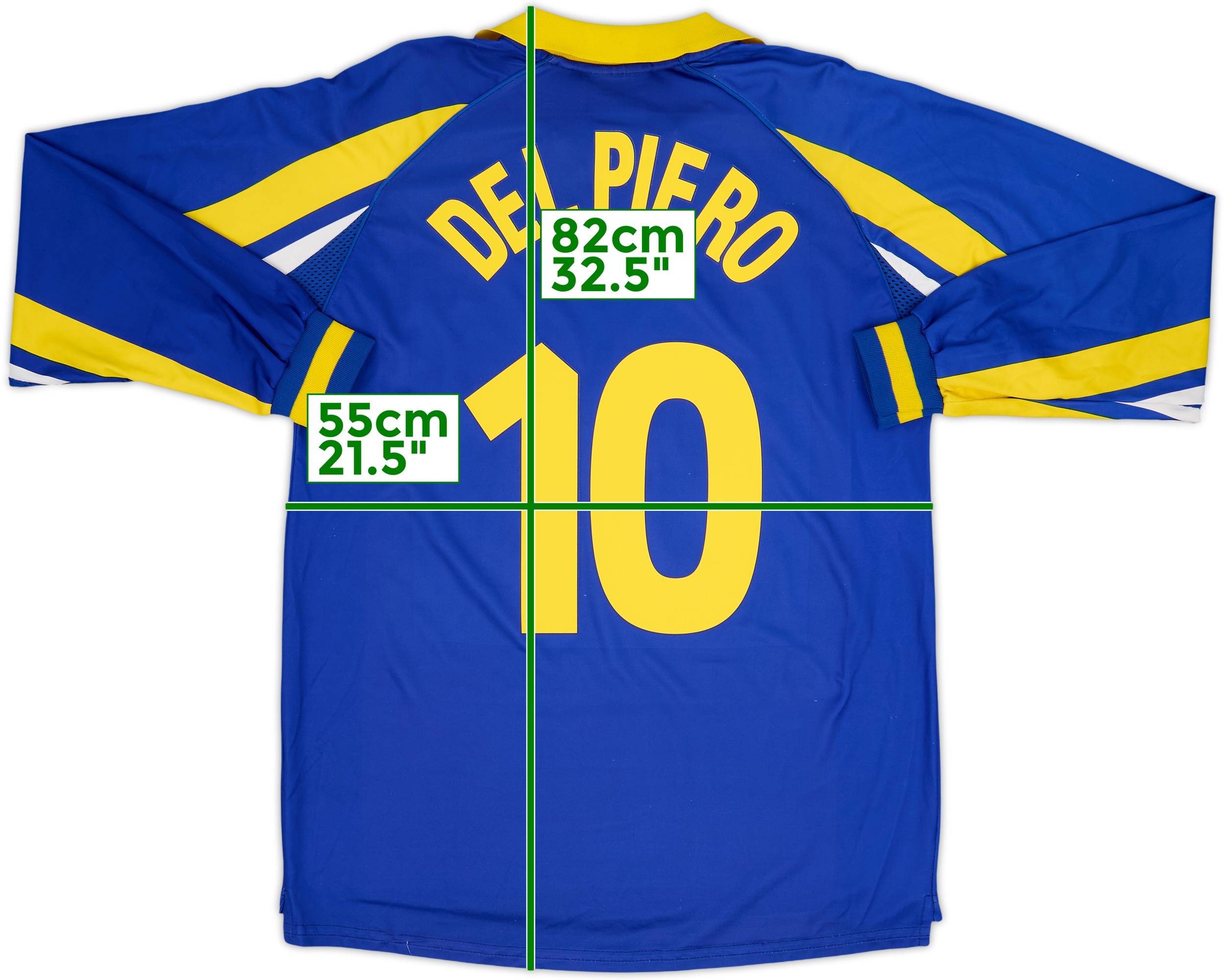 1998-99 Juventus Third L/S Shirt Del Piero #10 - 8/10 - (L)