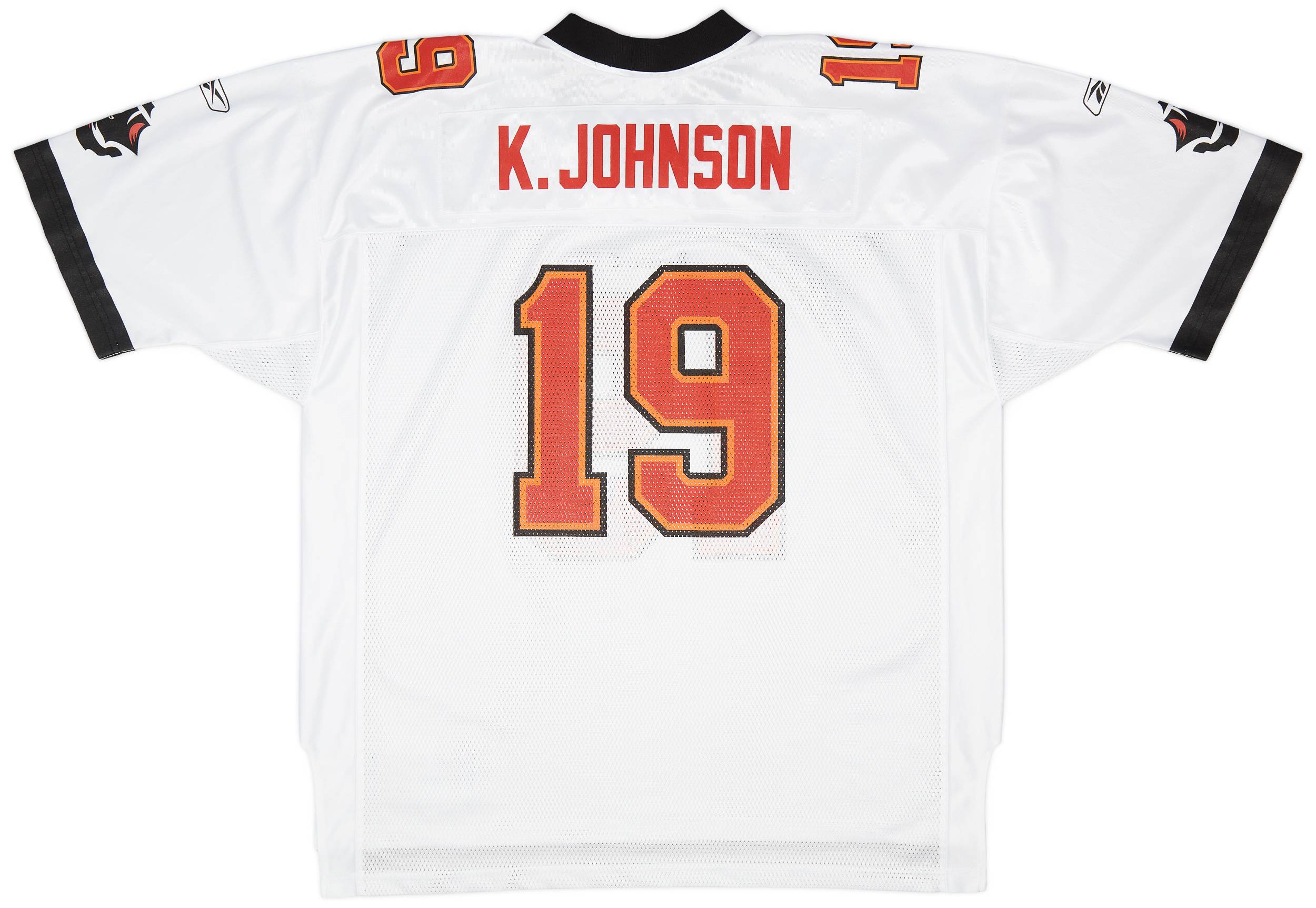 2002-03 Tampa Bay Buccaneers K. Johnson #19 Reebok On Field