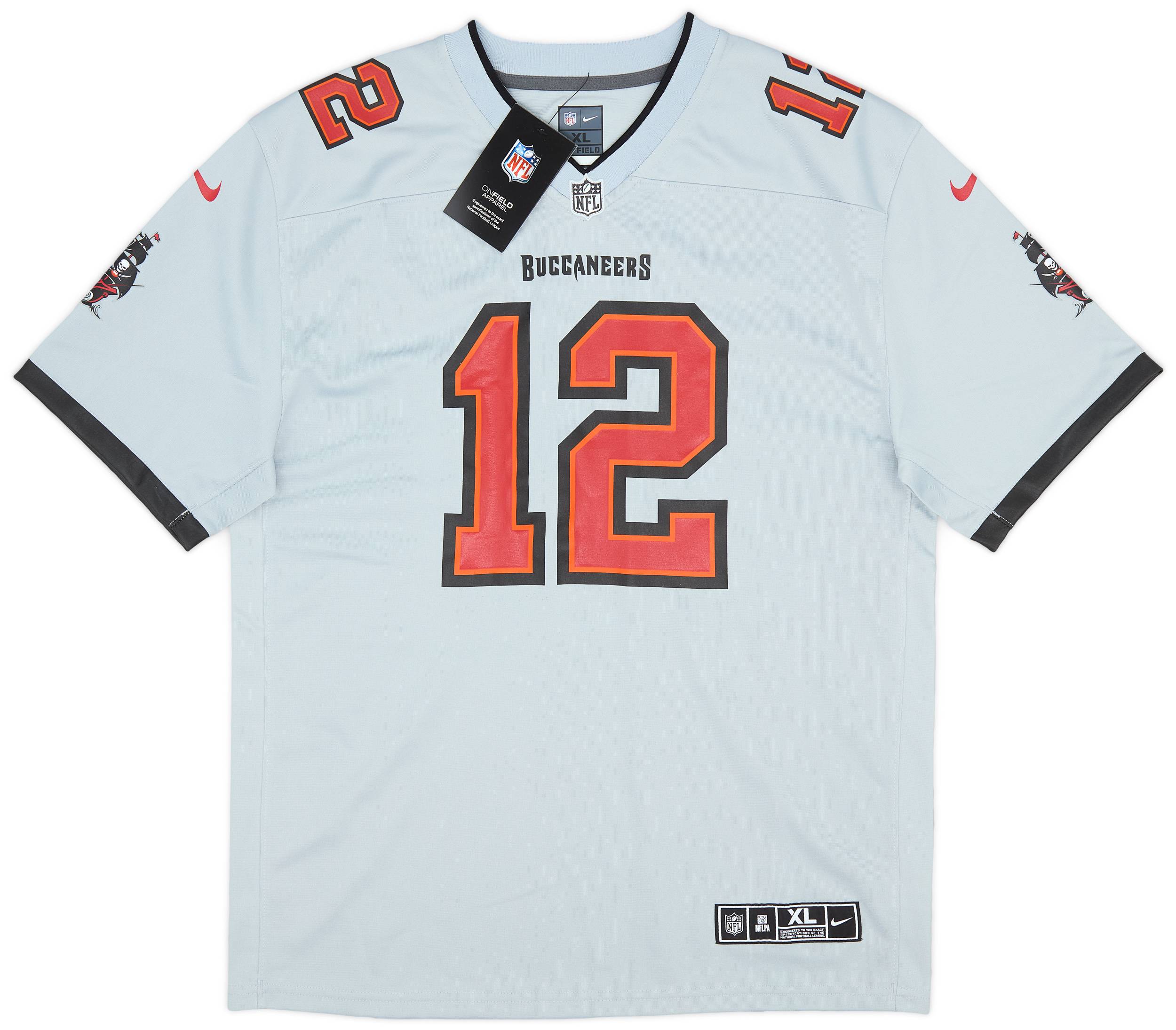 2022 Tampa Bay Buccaneers Brady 12 Nike Game Atmosphere Jersey XL.Kids