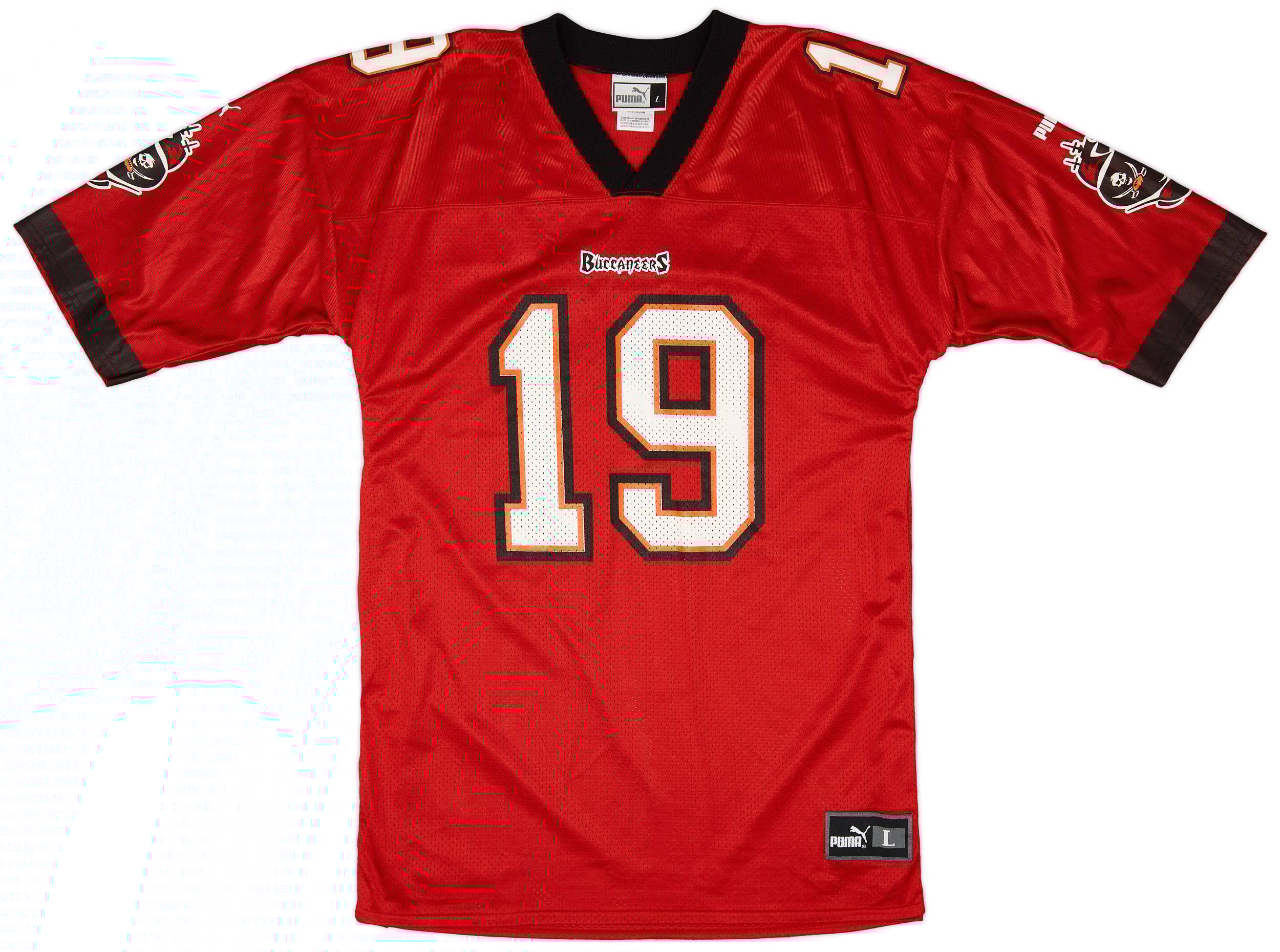 2000 Tampa Bay Buccaneers K. Johnson #19 Puma Home Jersey (Excellent) L