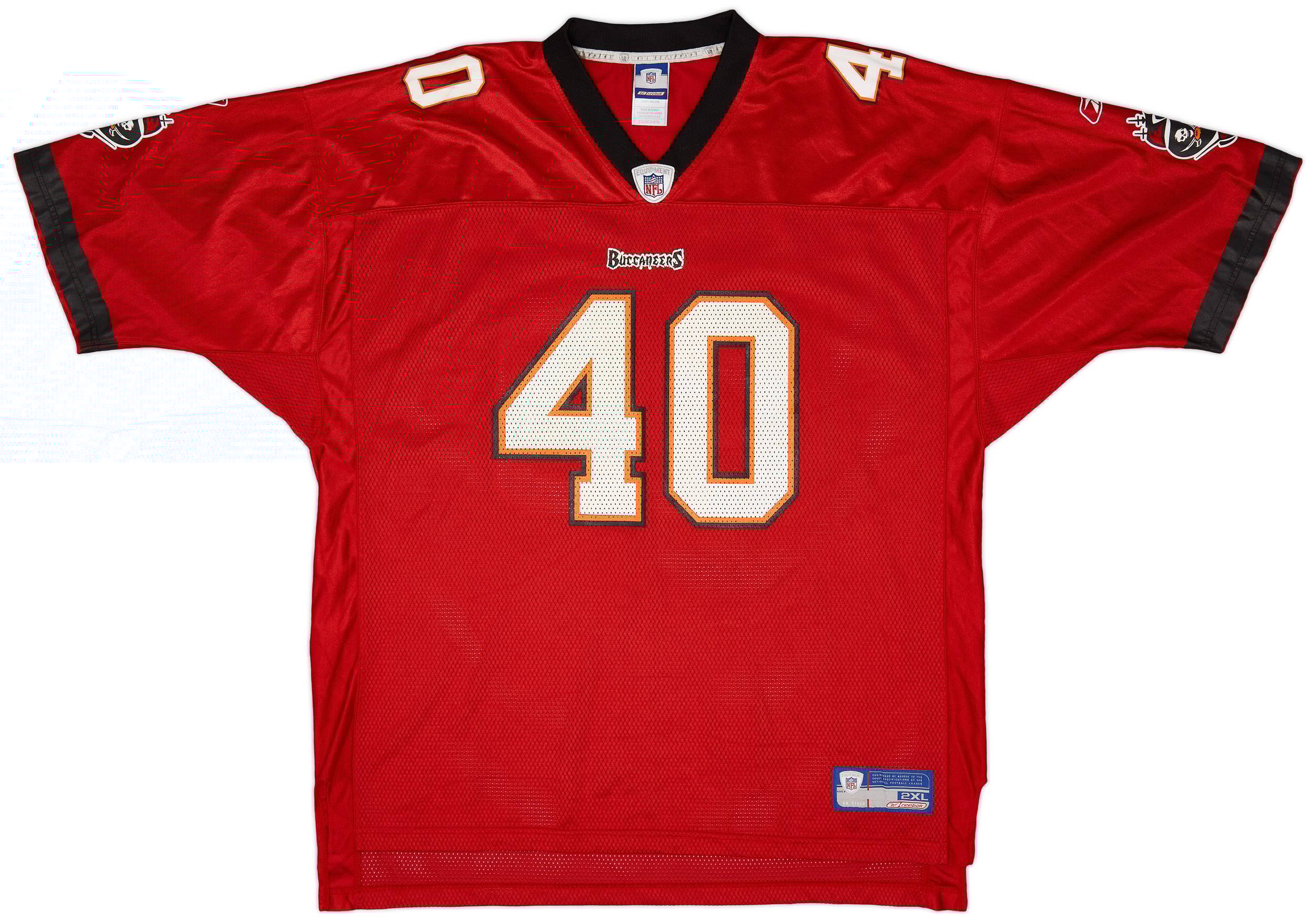 2002-04 Tampa Bay Buccaneers Alstott #40 Reebok On Field Home Jersey (Excellent) XXL
