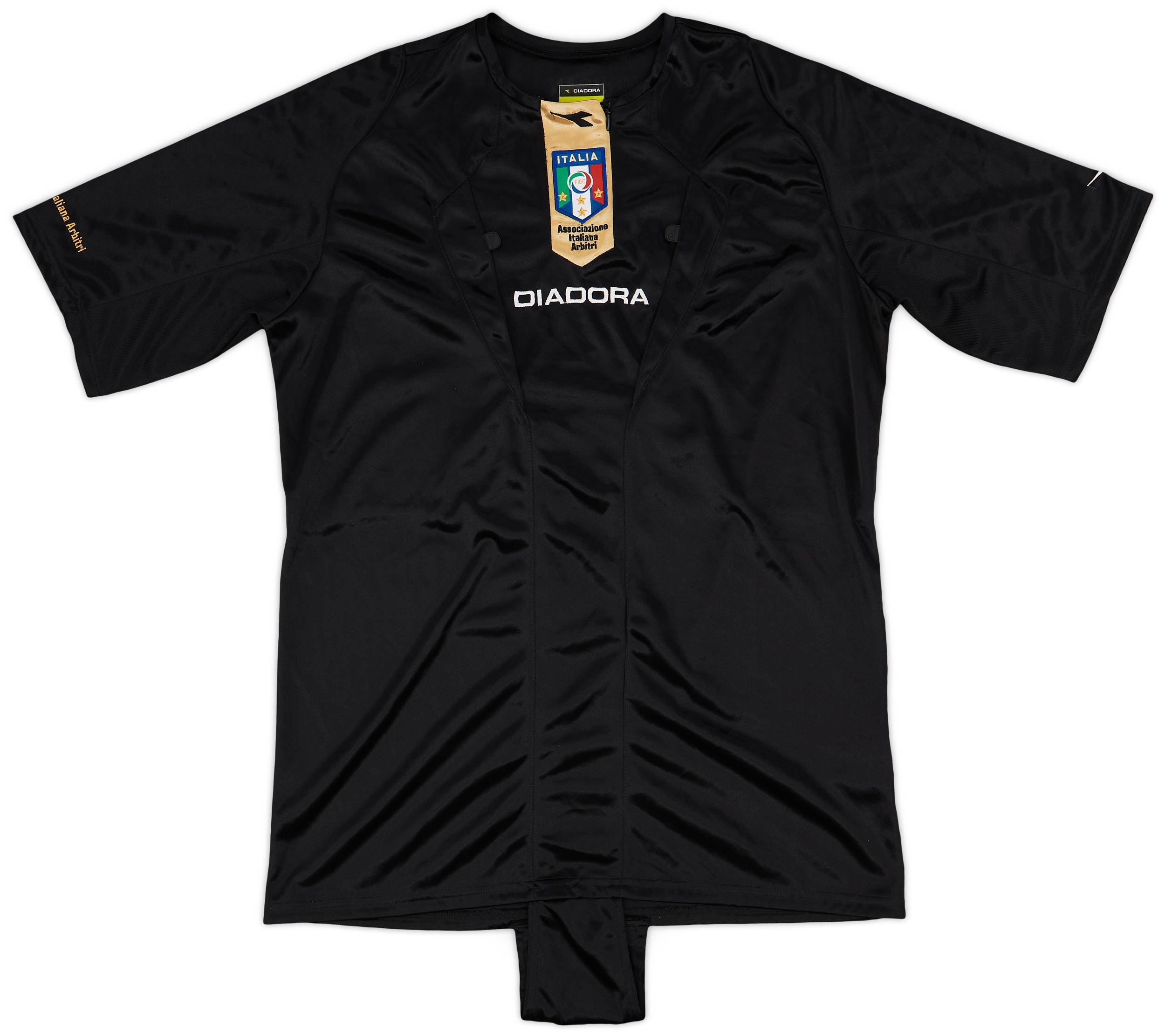 2008-09 Italy FIGC Diadora Referee Issue Shirt Morganti - 9/10 - (L)