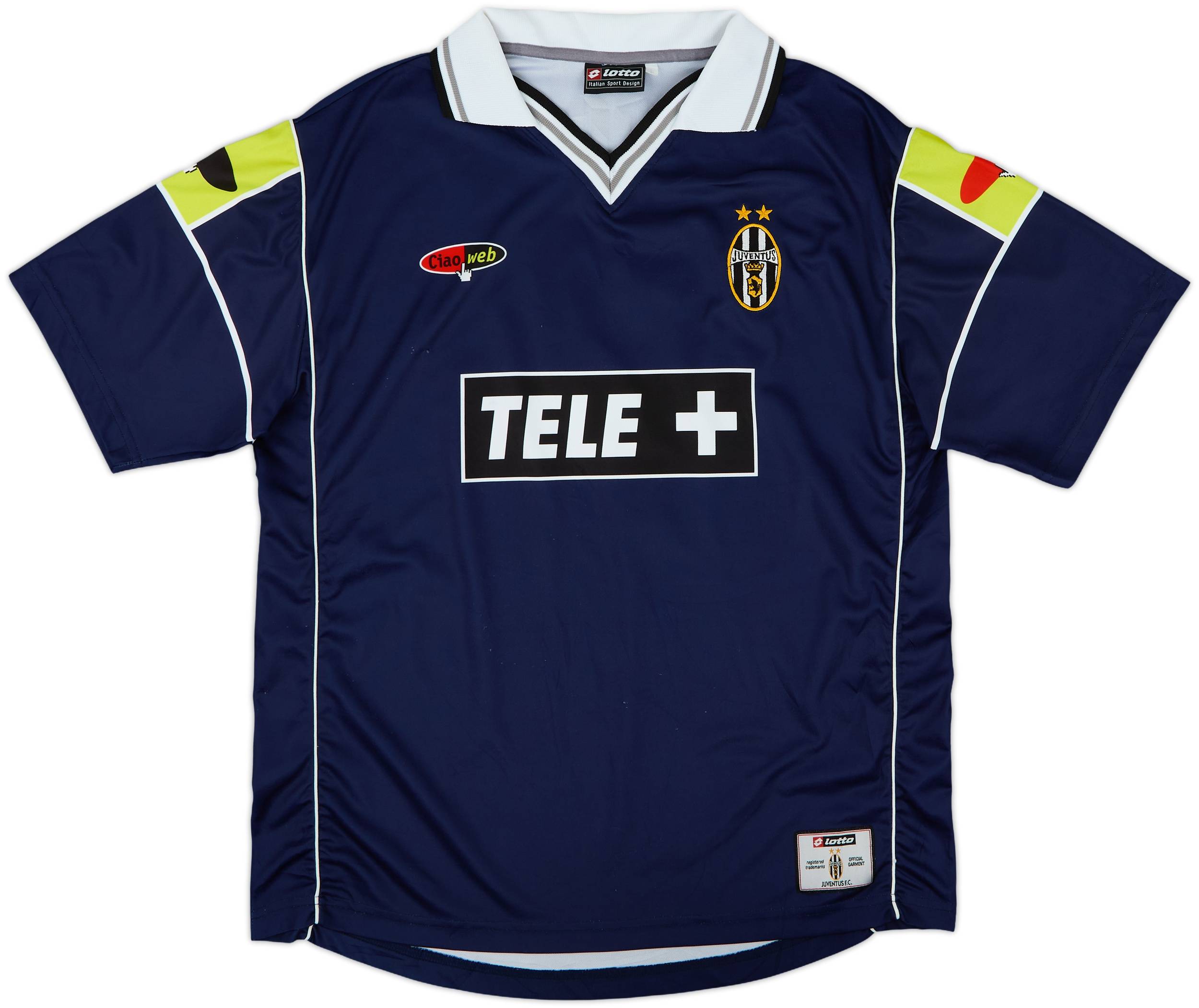 2000-01 Juventus Ciao Web Away Shirt Pessotto #7 - 7/10 - (L)