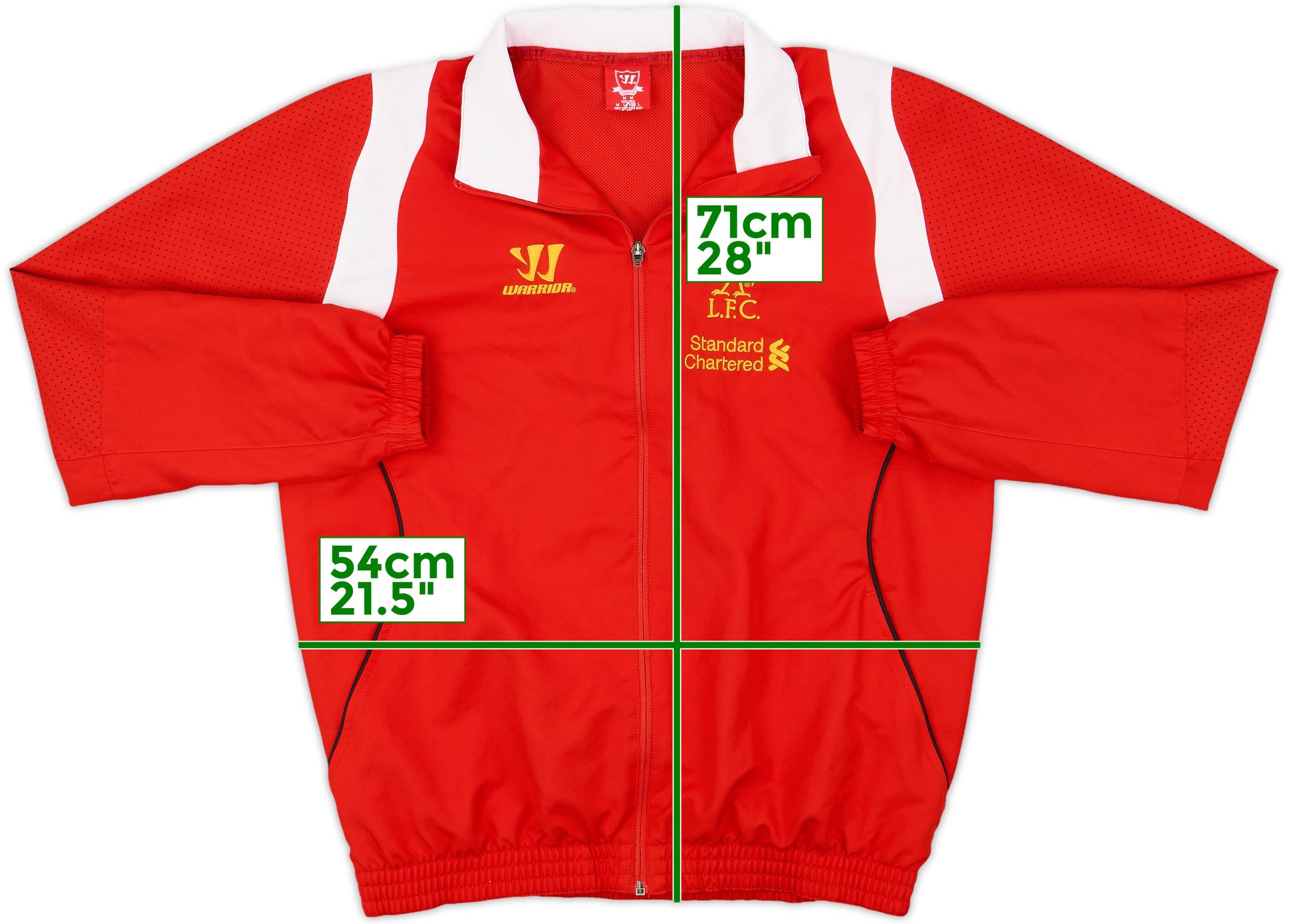 2012-13 Liverpool Warrior Track Jacket - 8/10 - (M)