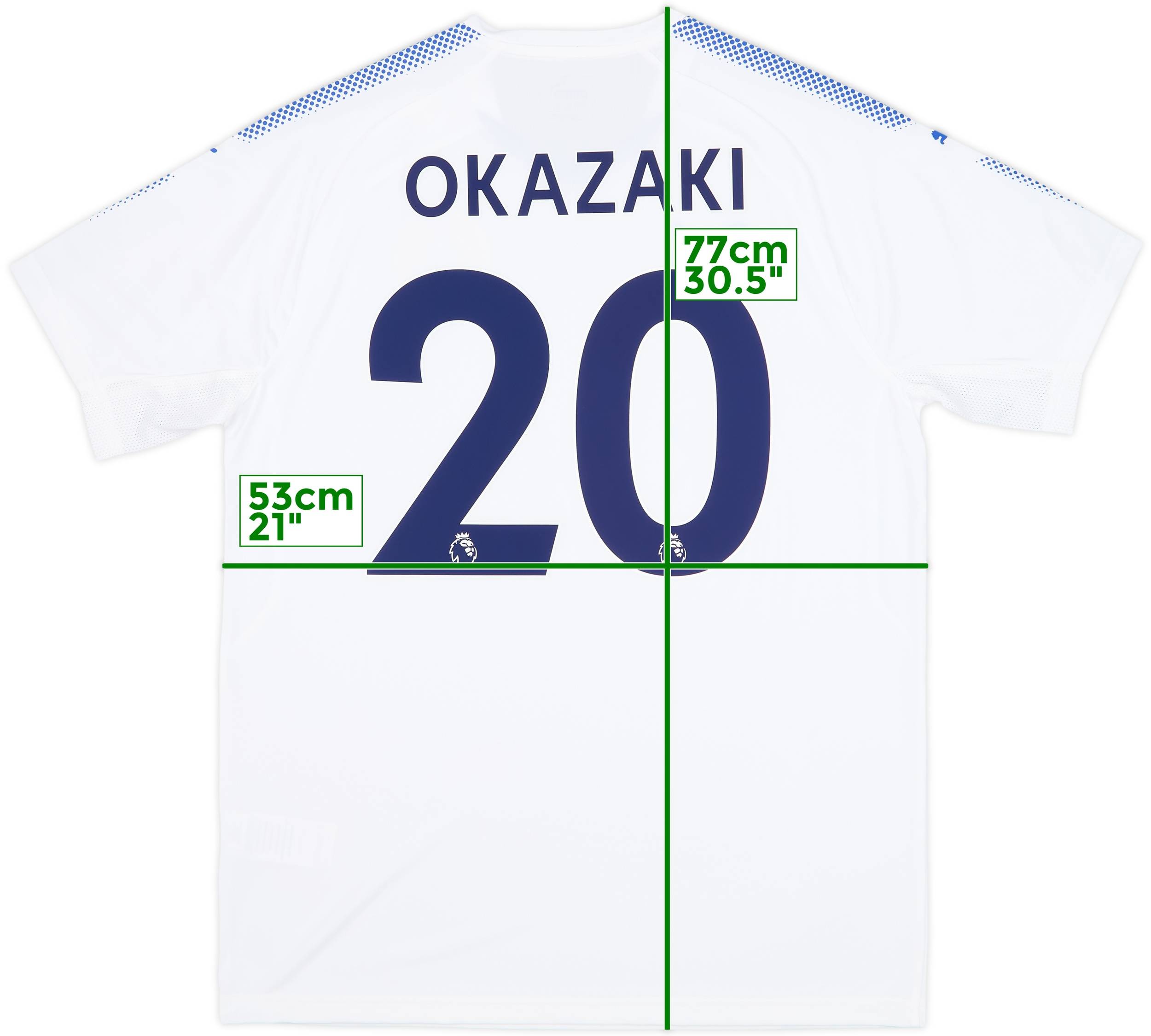 2017-18 Leicester Third Shirt Okazaki #20 (L)