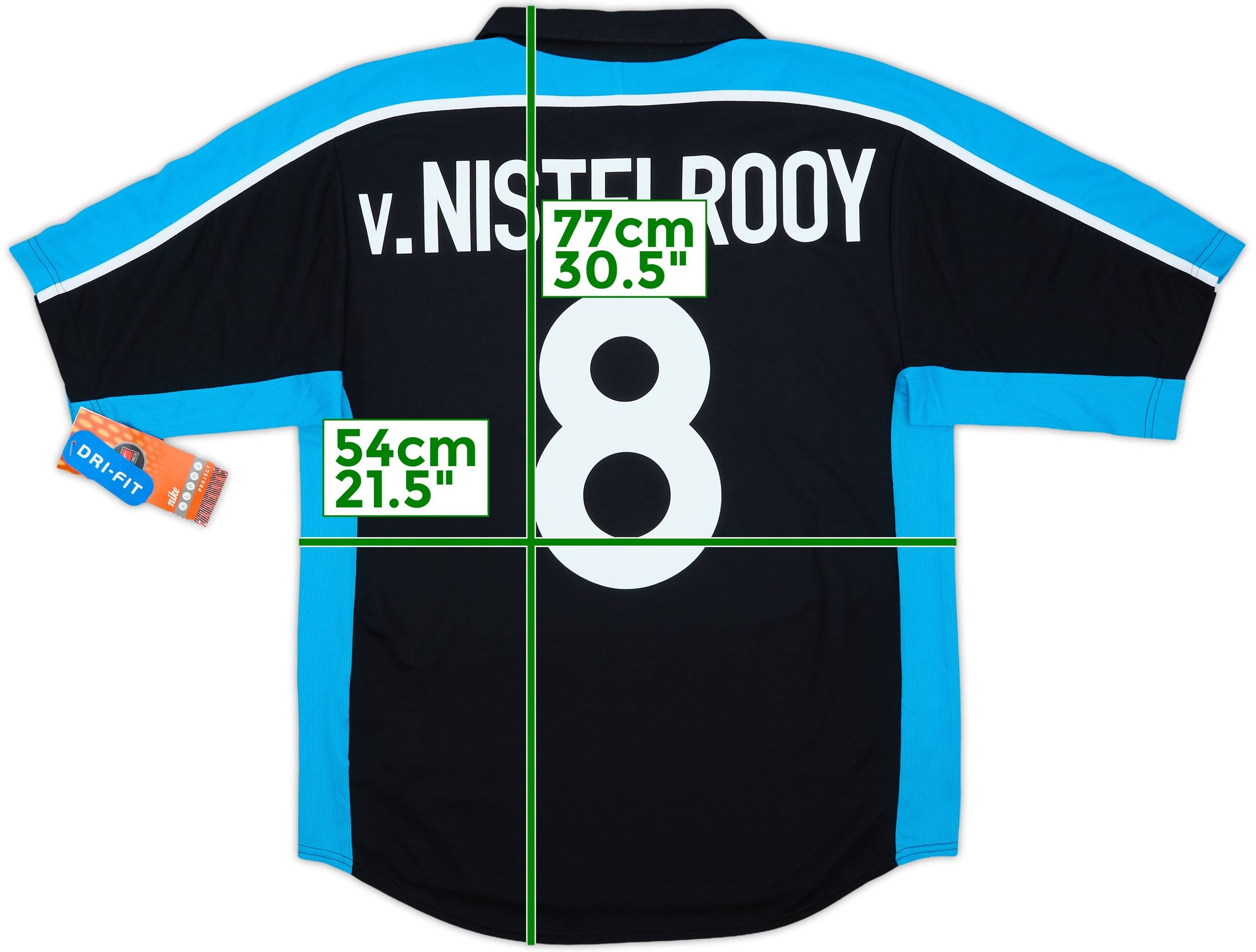 1999-01 PSV Away Shirt V.Nistelrooy #8 (M)