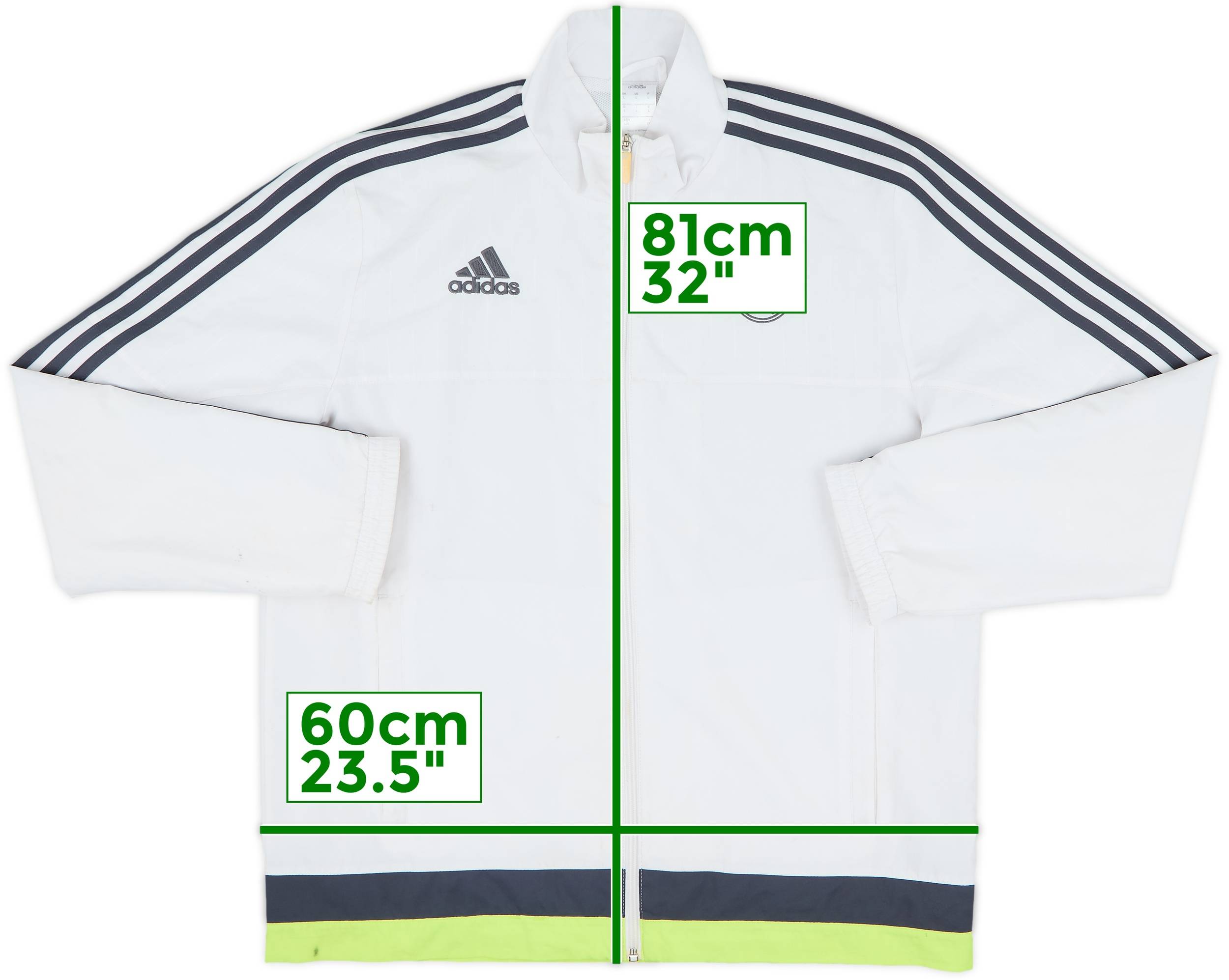 ウェア adidas Real Madrid Anthem Jacket 2015-16 adidas Real Madrid Anthem Jacket 2015/16 - Grey
