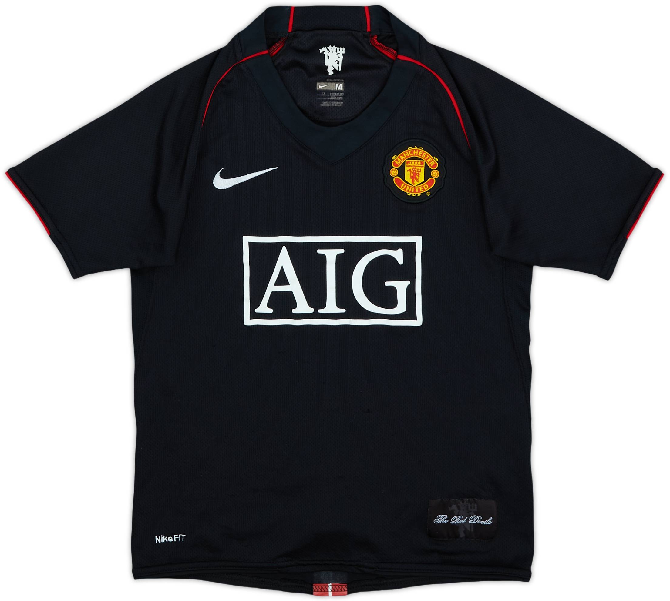 2007-08 Manchester United Away Shirt - 8/10 - (M.Boys)
