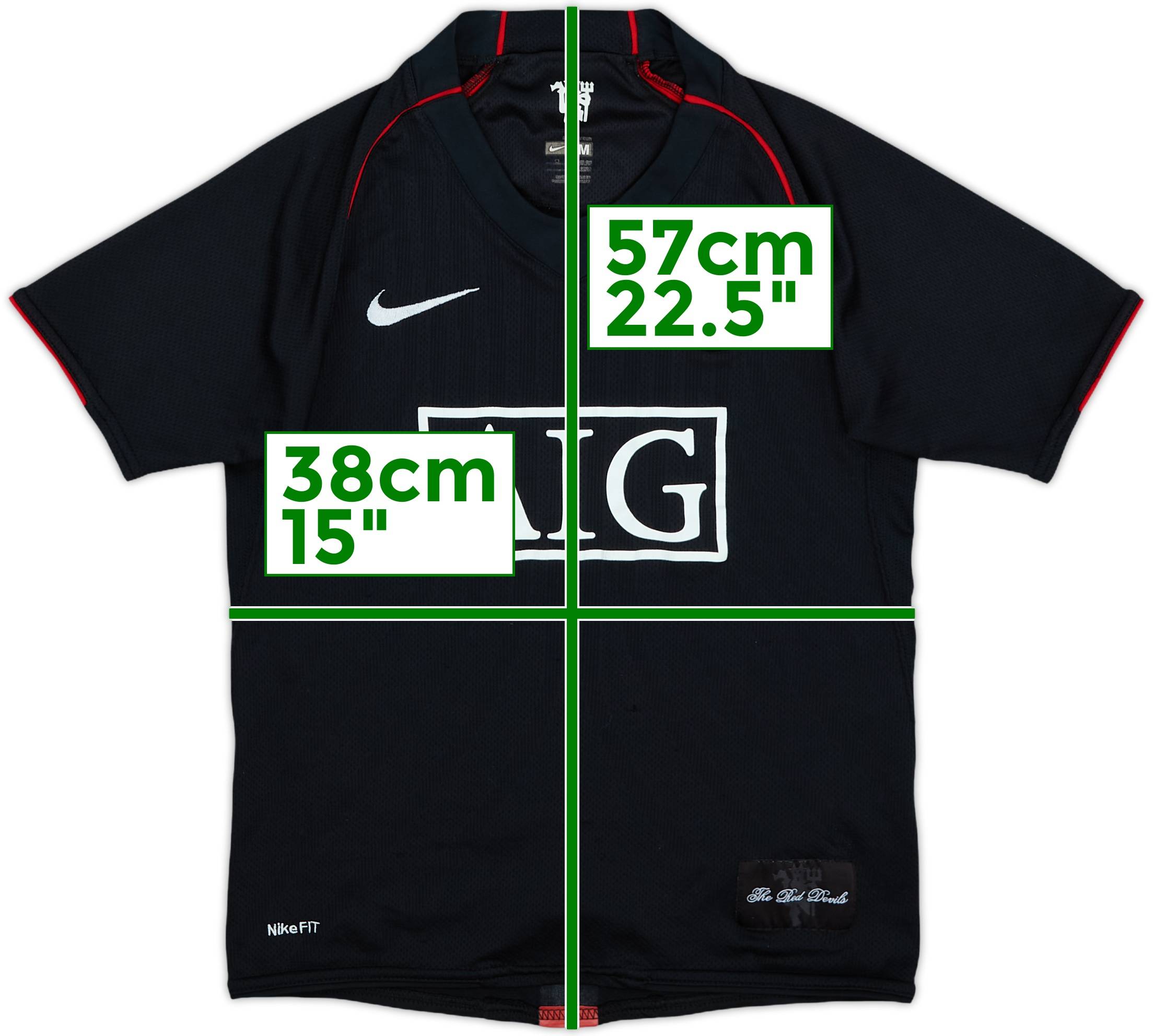 2007-08 Manchester United Away Shirt - 8/10 - (M.Boys)