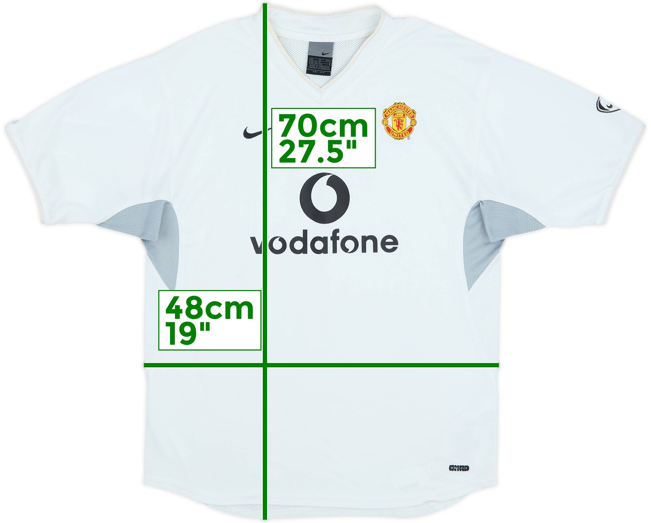 2004-05 Manchester United Nike Training Shirt - 6/10 - (XL.Boys)