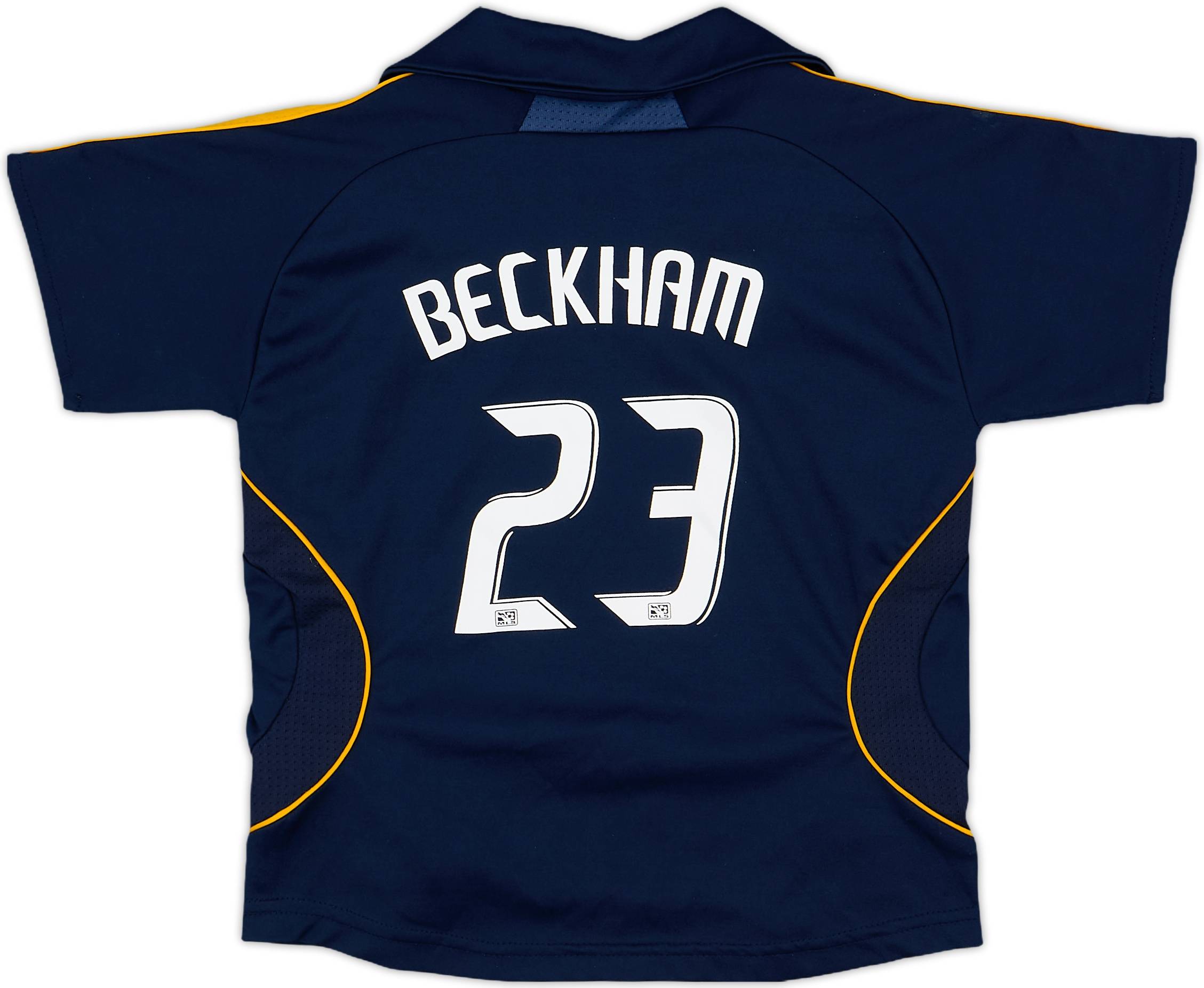 ベッカム　LAギャラクシー　2007年　アウェイユニフォーム 2007-08 LA Galaxy Away Shirt Beckham #23 - 9/10 - (3-4 Years)