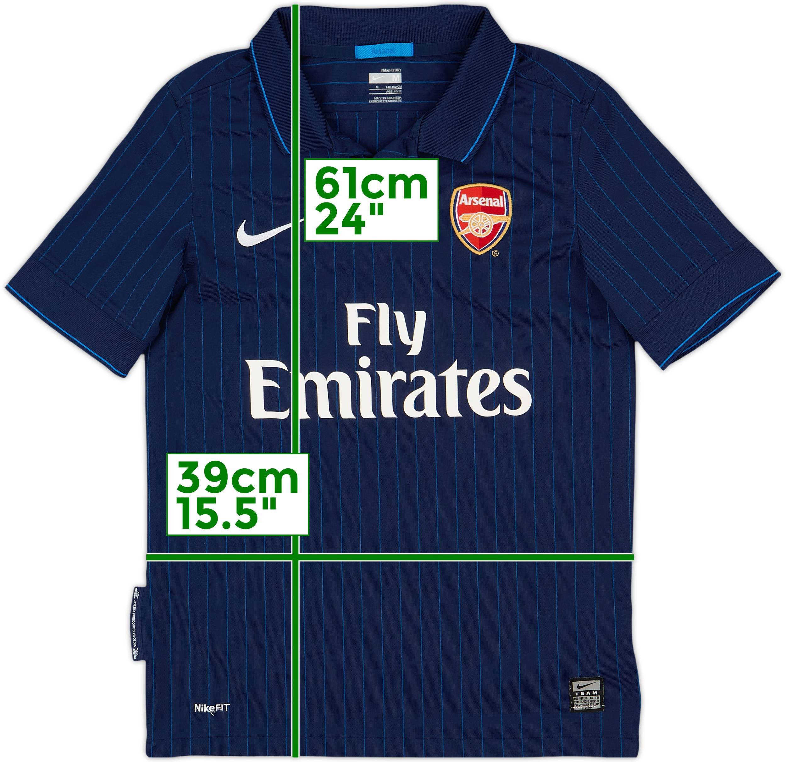 2009-10 Arsenal Away Shirt - 7/10 - (M.Boys)