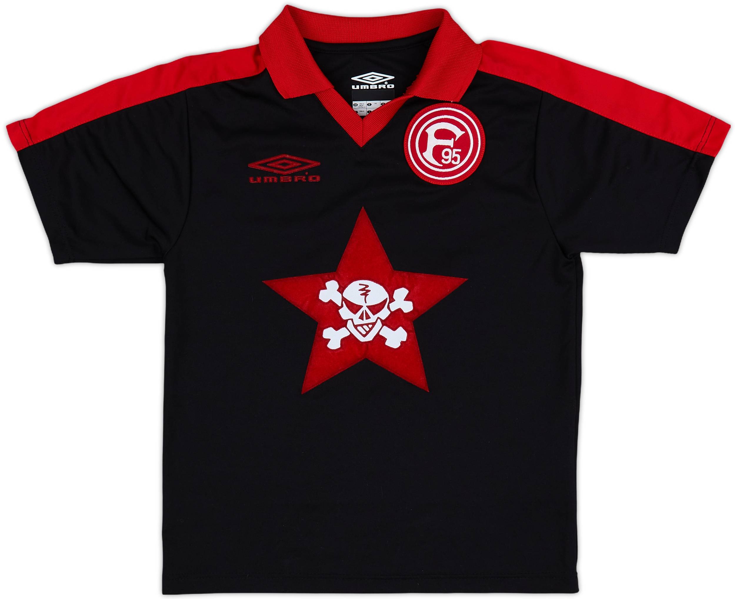 激レア！WARRIX製 FC CASA FORTUNA OYAMA ゲームシャツ 2002-03 Fortuna Dusseldorf Away Shirt - 9/10 - (S.Boys)