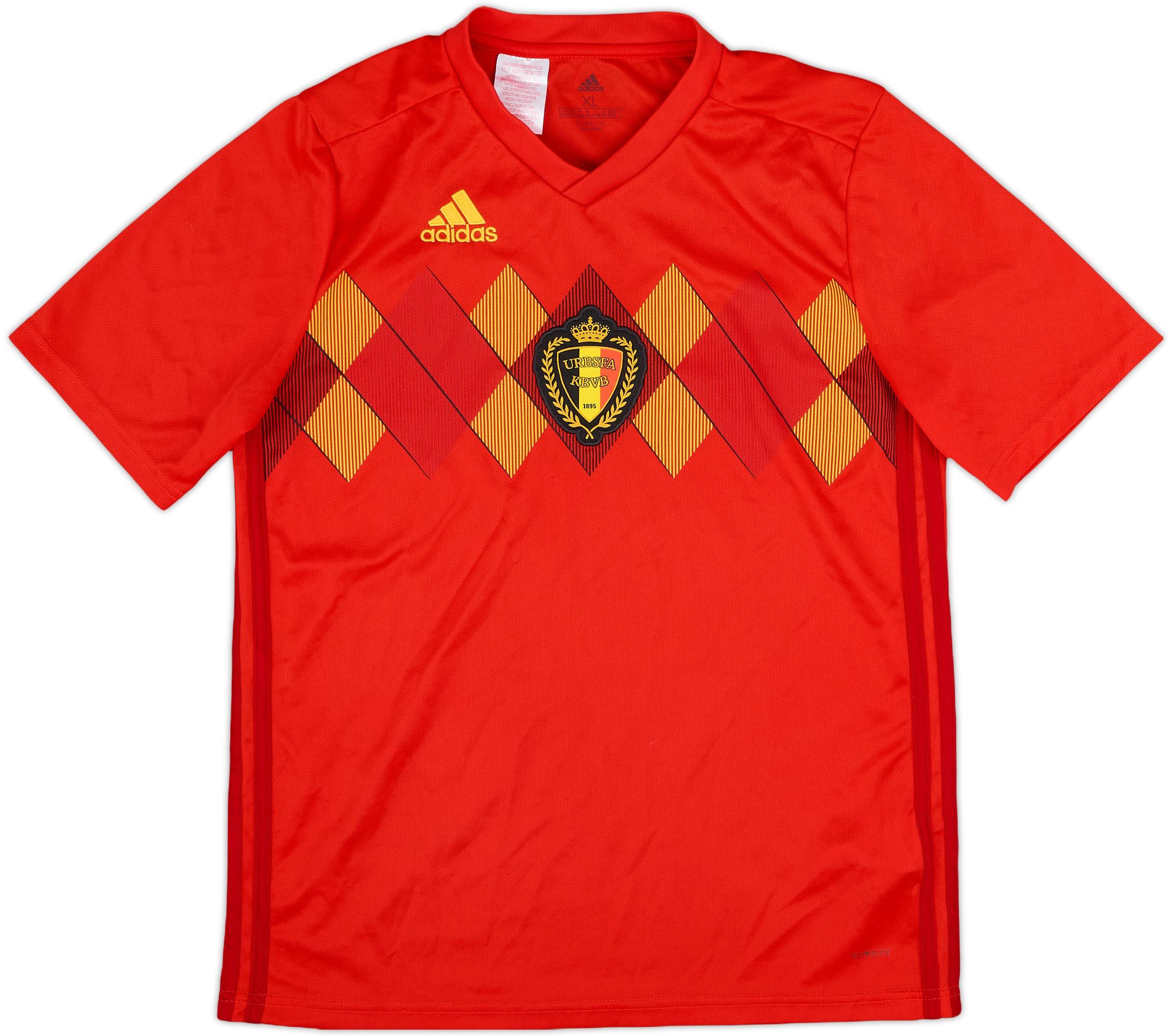 2018-19 Belgium Home Shirt - 9/10 - (XL.Boys)
