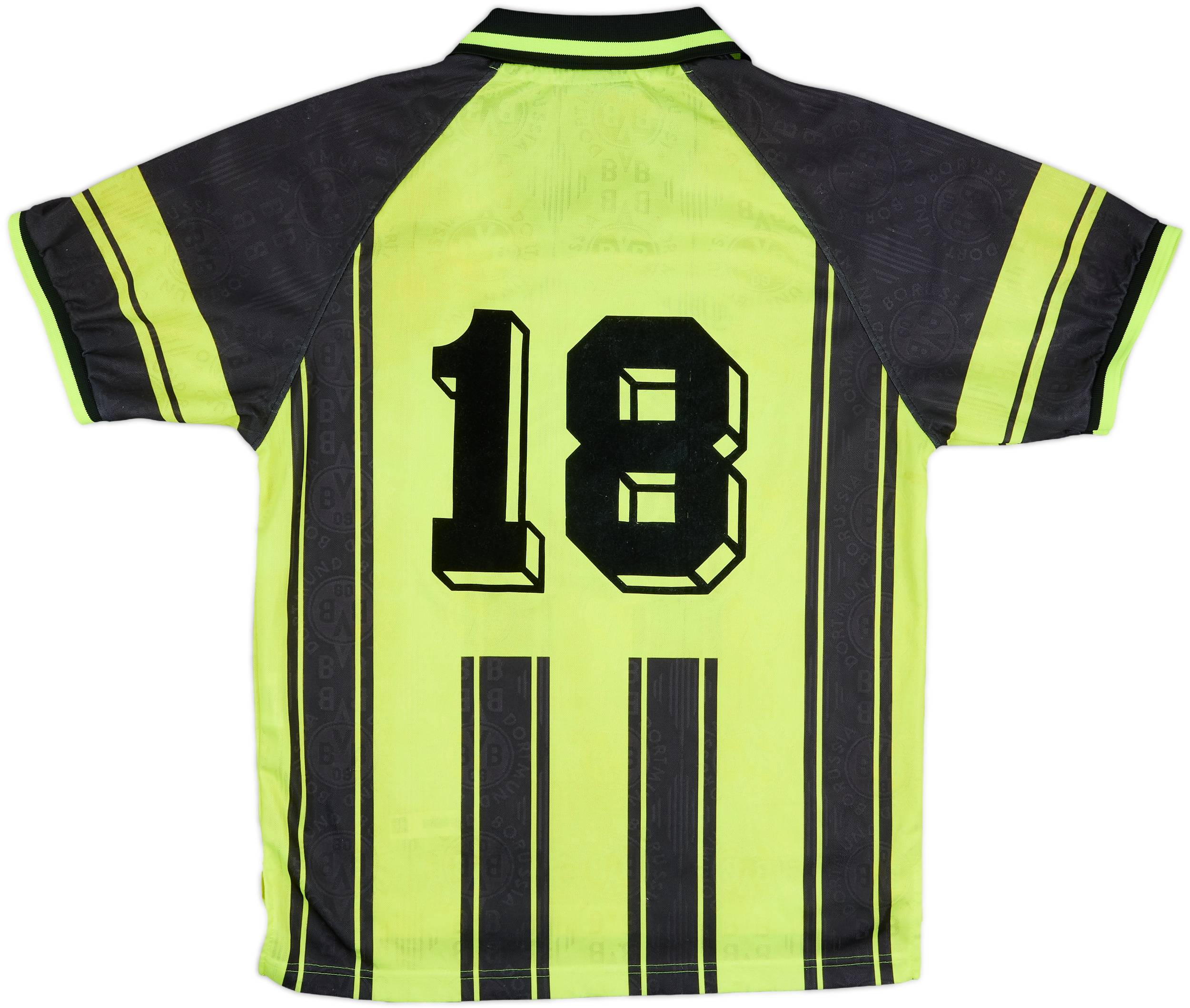 1996-97 Borussia Dortmund CL Home Shirt #18 - 8/10 - (M)