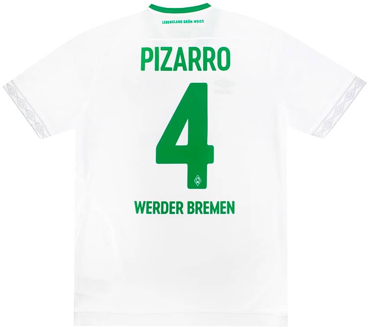 2018-19 Werder Bremen Third Shirt Pizarro #4