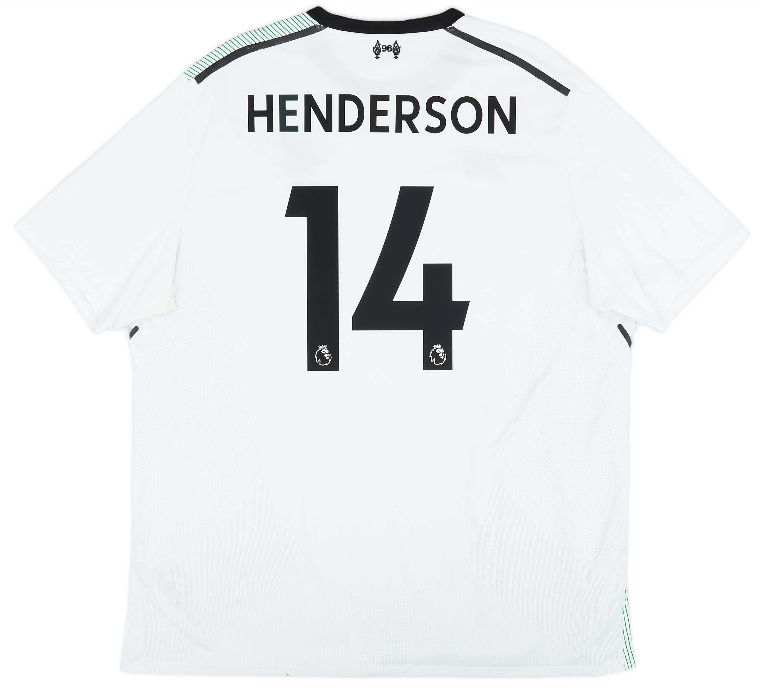 2017-18 Liverpool Away Shirt Henderson #14 - 5/10 - (XXL)