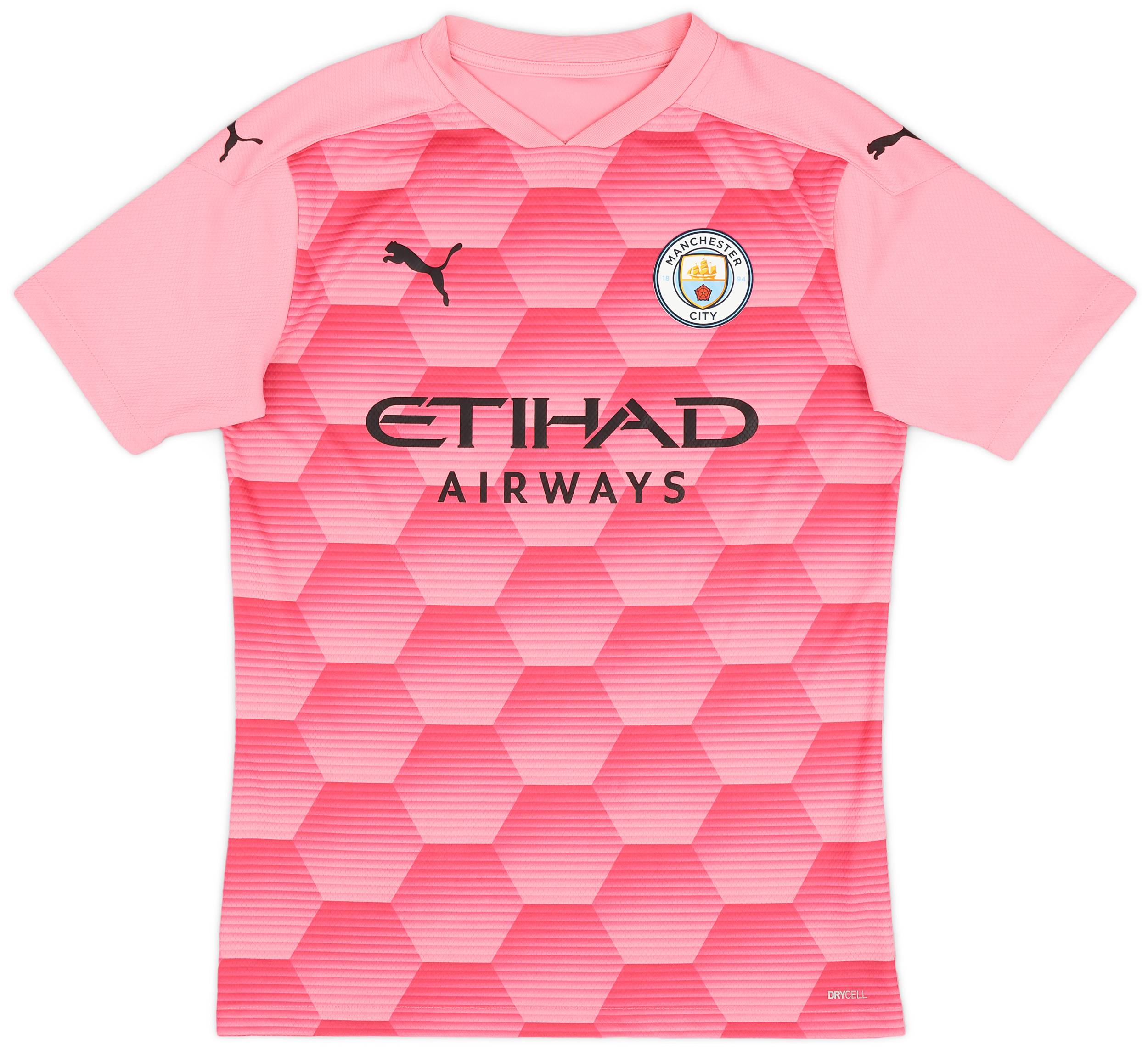 2020 21 Manchester City Player Issue GK S S Shirt 9 10 M