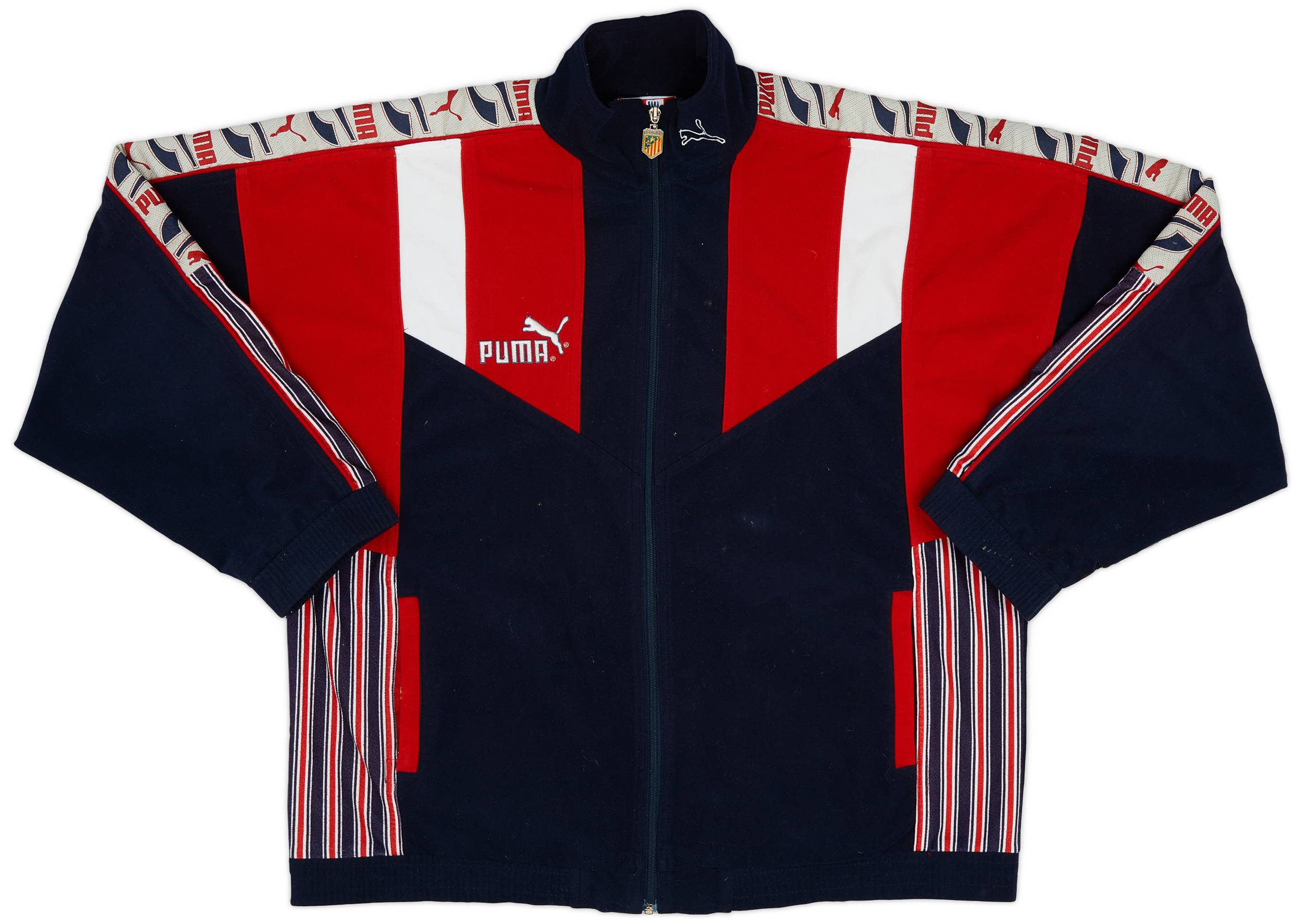 1994-96 Atletico Madrid Puma Track Jacket - 9/10 - (M)