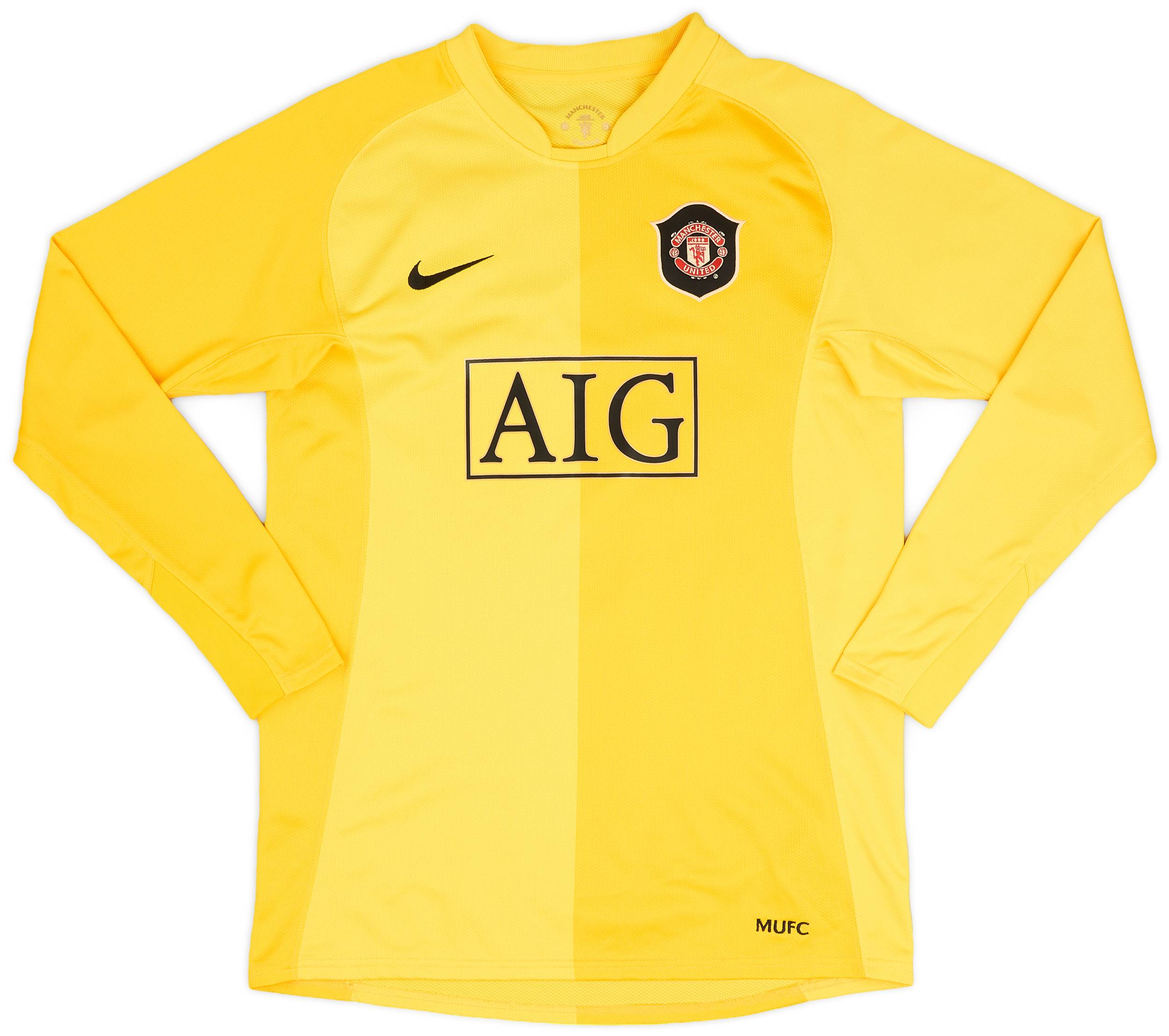 2006-07 Manchester United GK Shirt - 9/10 - (XL.Boys)