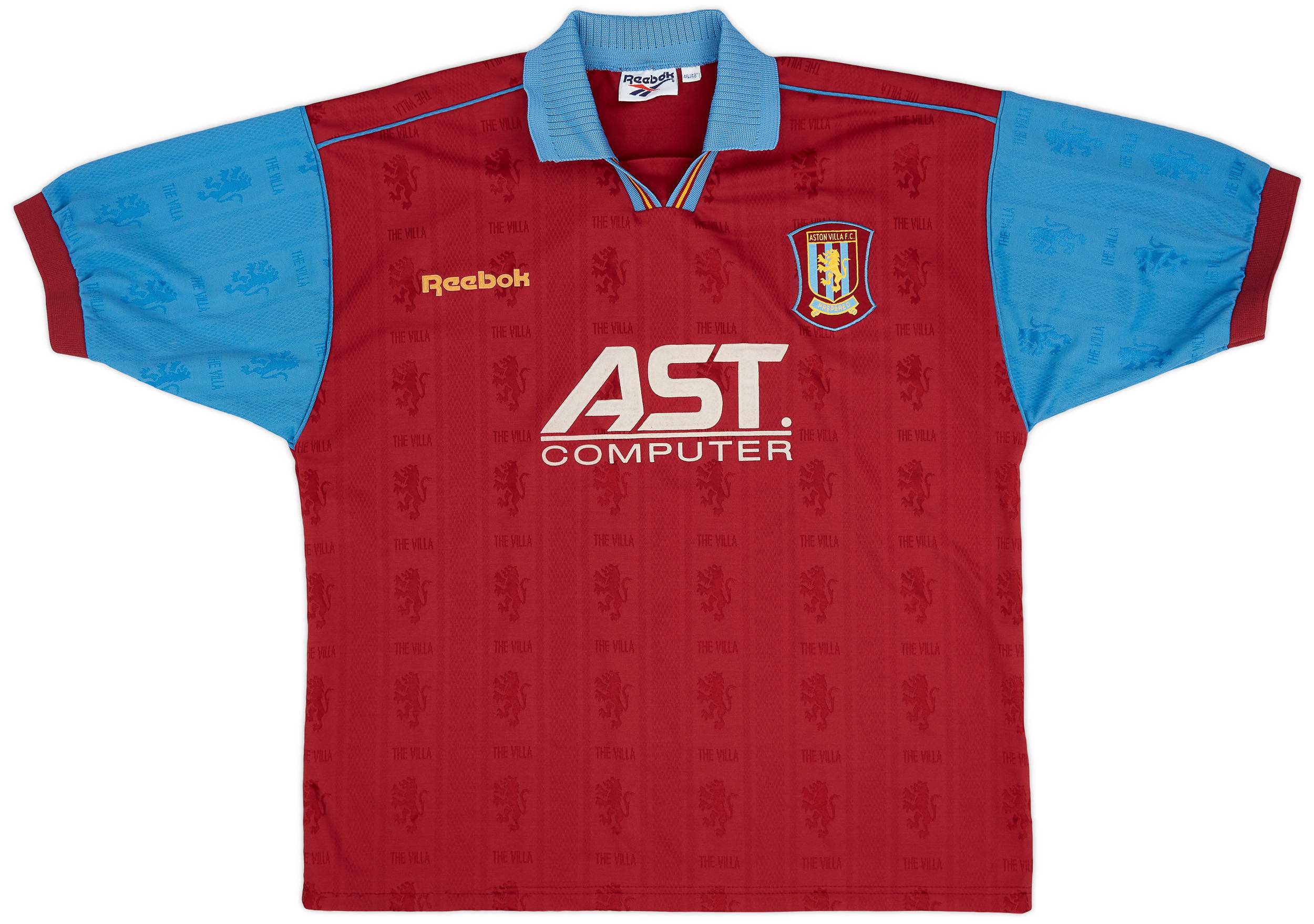 1995-97 Aston Villa Home Shirt - 8/10 - (XL)
