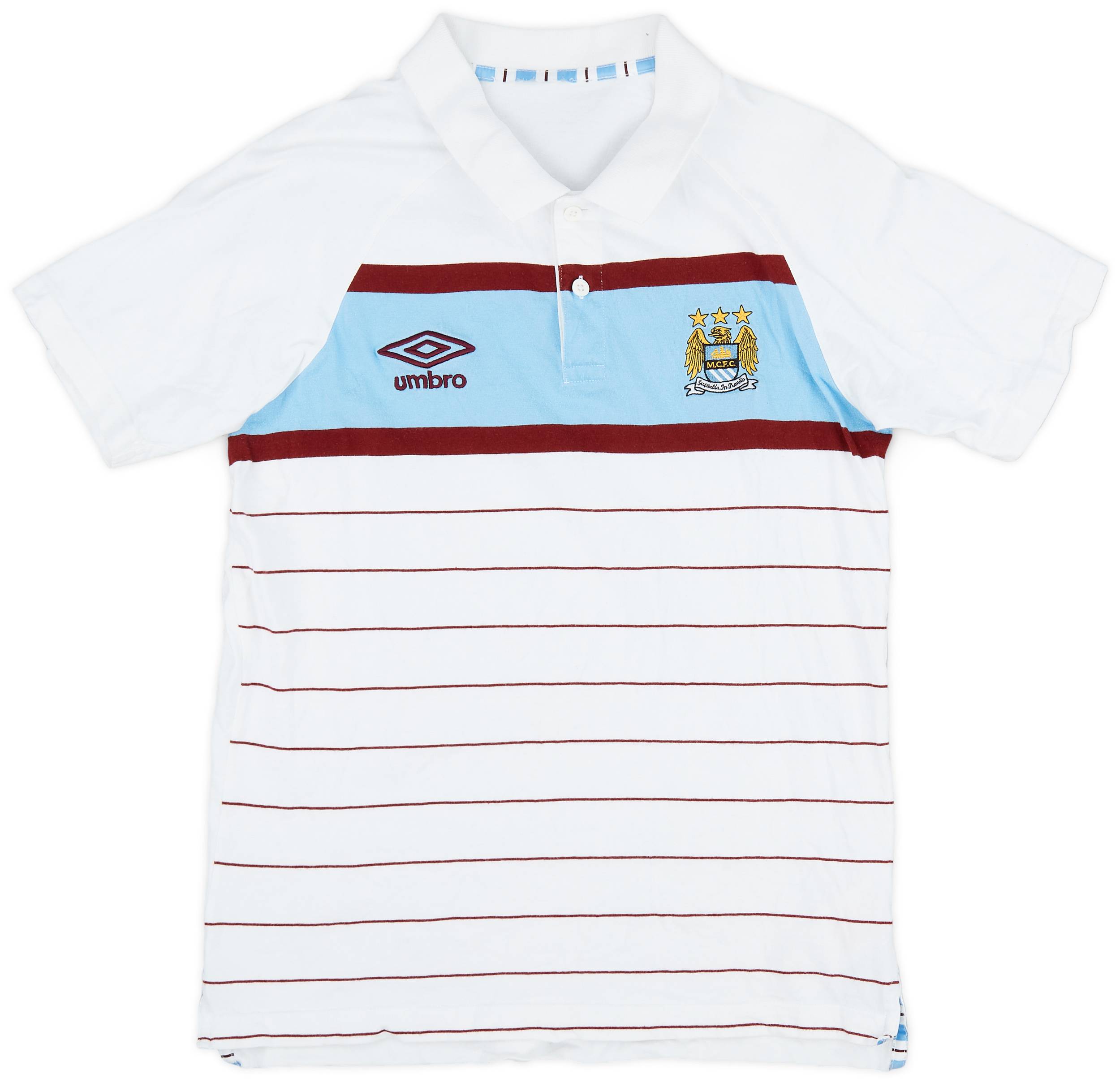 2010 11 Manchester City Umbro Polo Shirt 7 10 S