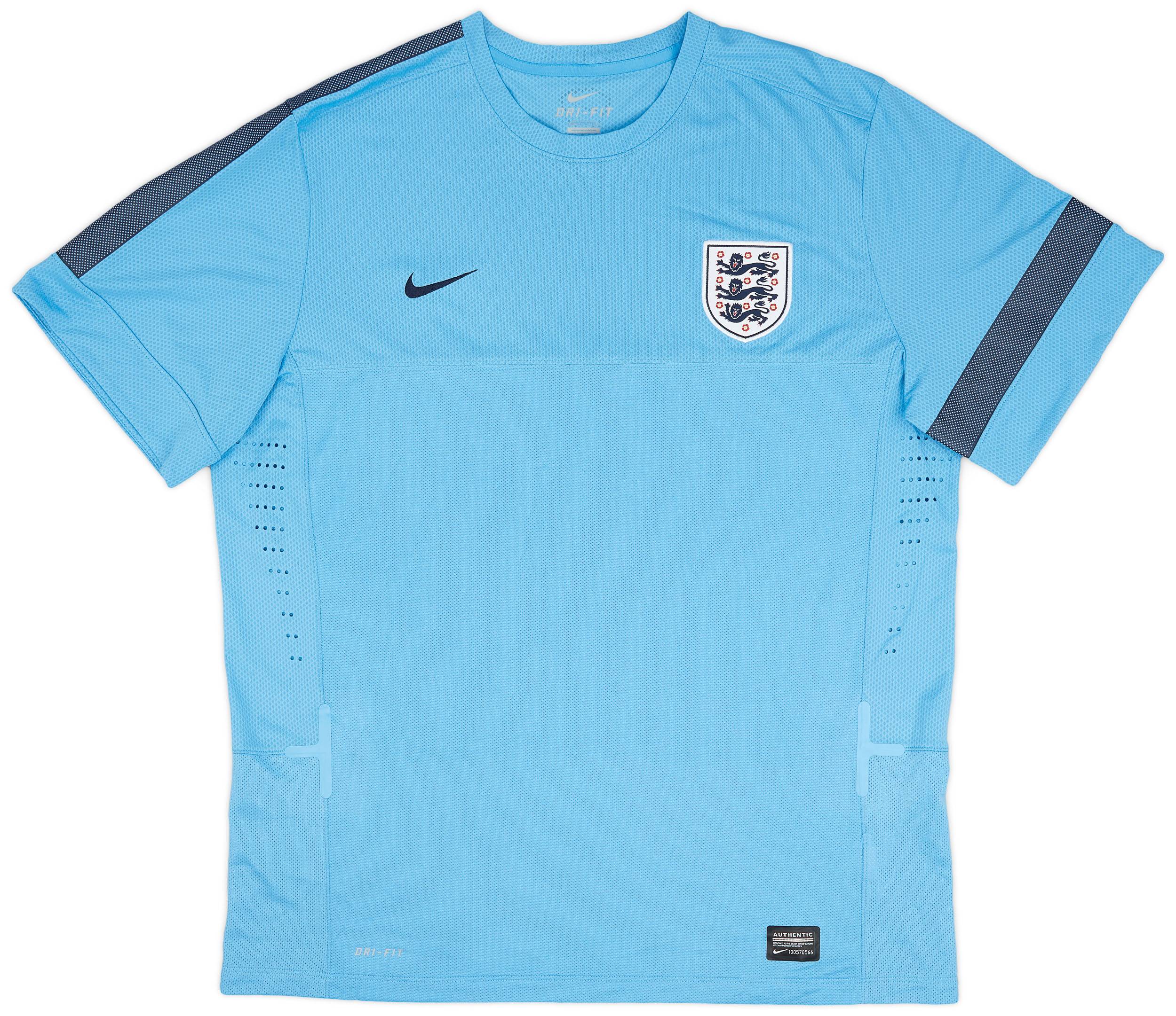 2013 14 England Nike Player Issue Training Shirt 8 10 XXL