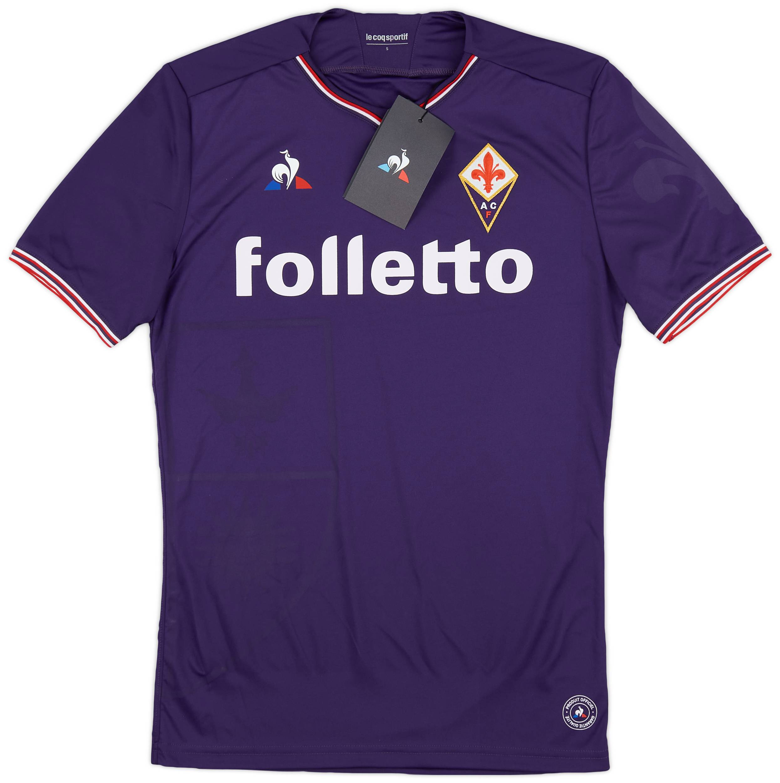 Le coq sportif fiorentina shirt vector cheap