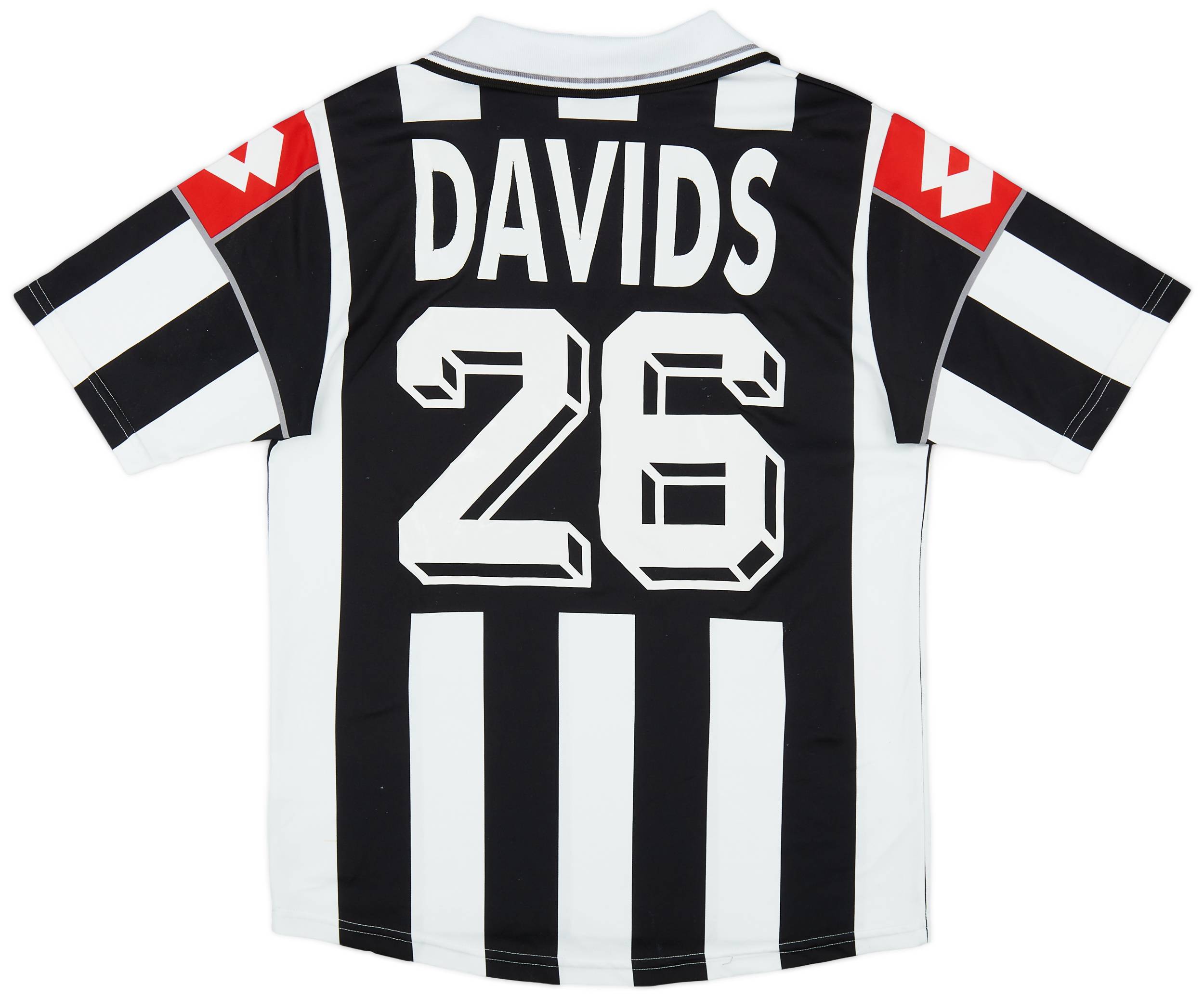 2000 01 Juventus Home Shirt Davids 26 5 10 M