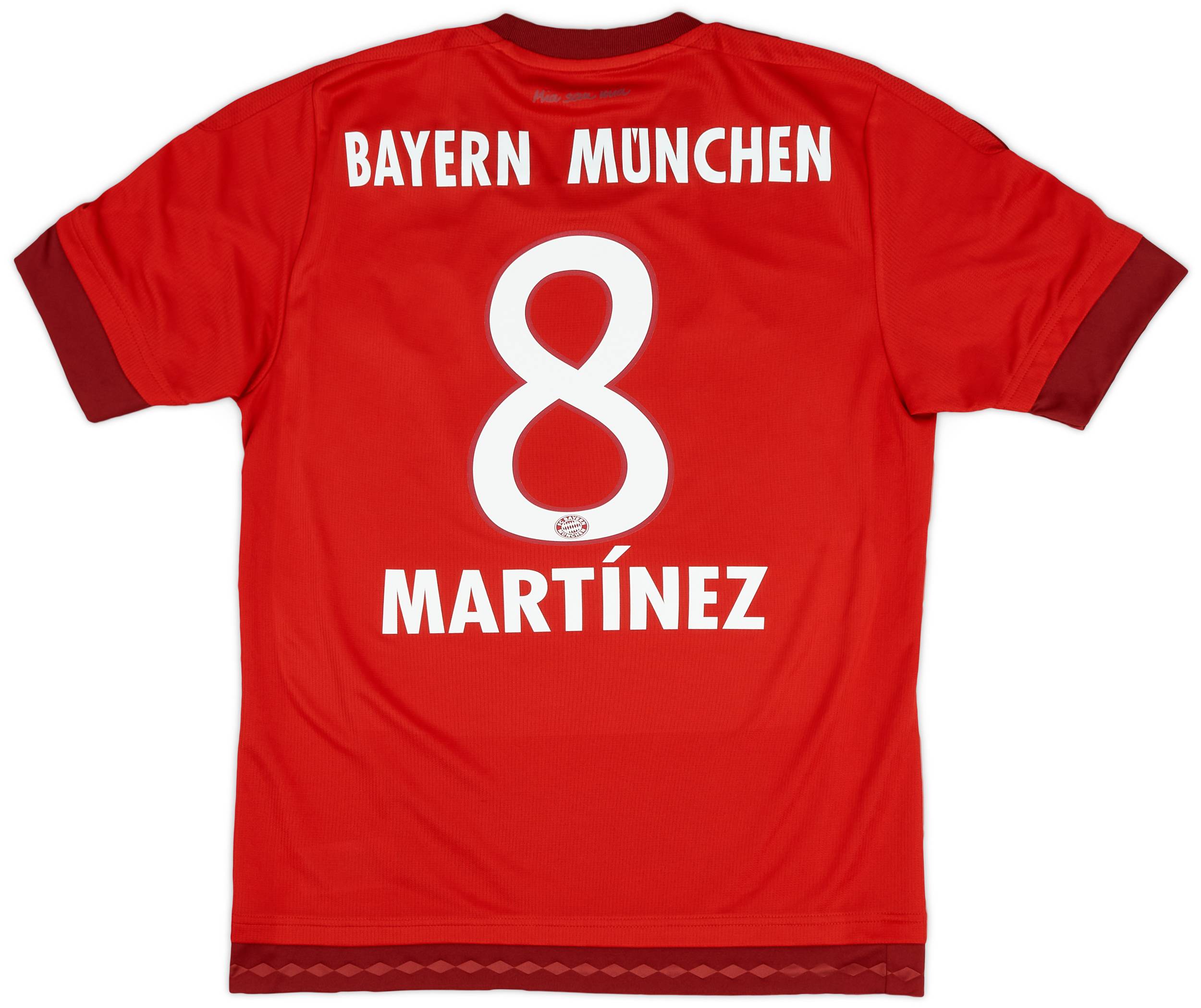 2015-16 Bayern Munich Home Shirt Martinez #8 - 9/10 - (S)