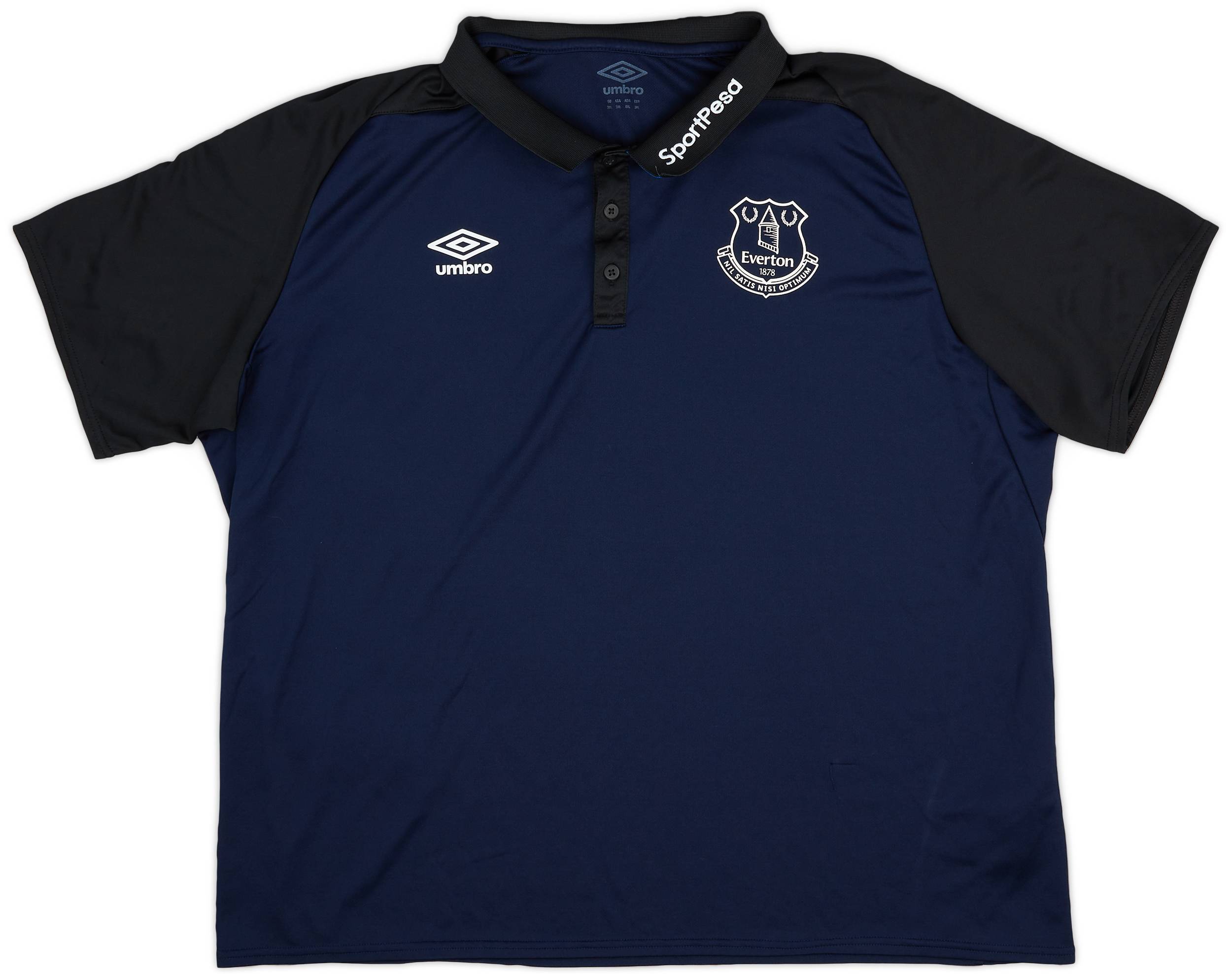 2019-20 Everton Umbro Polo Shirt - 9/10 - (3XL)
