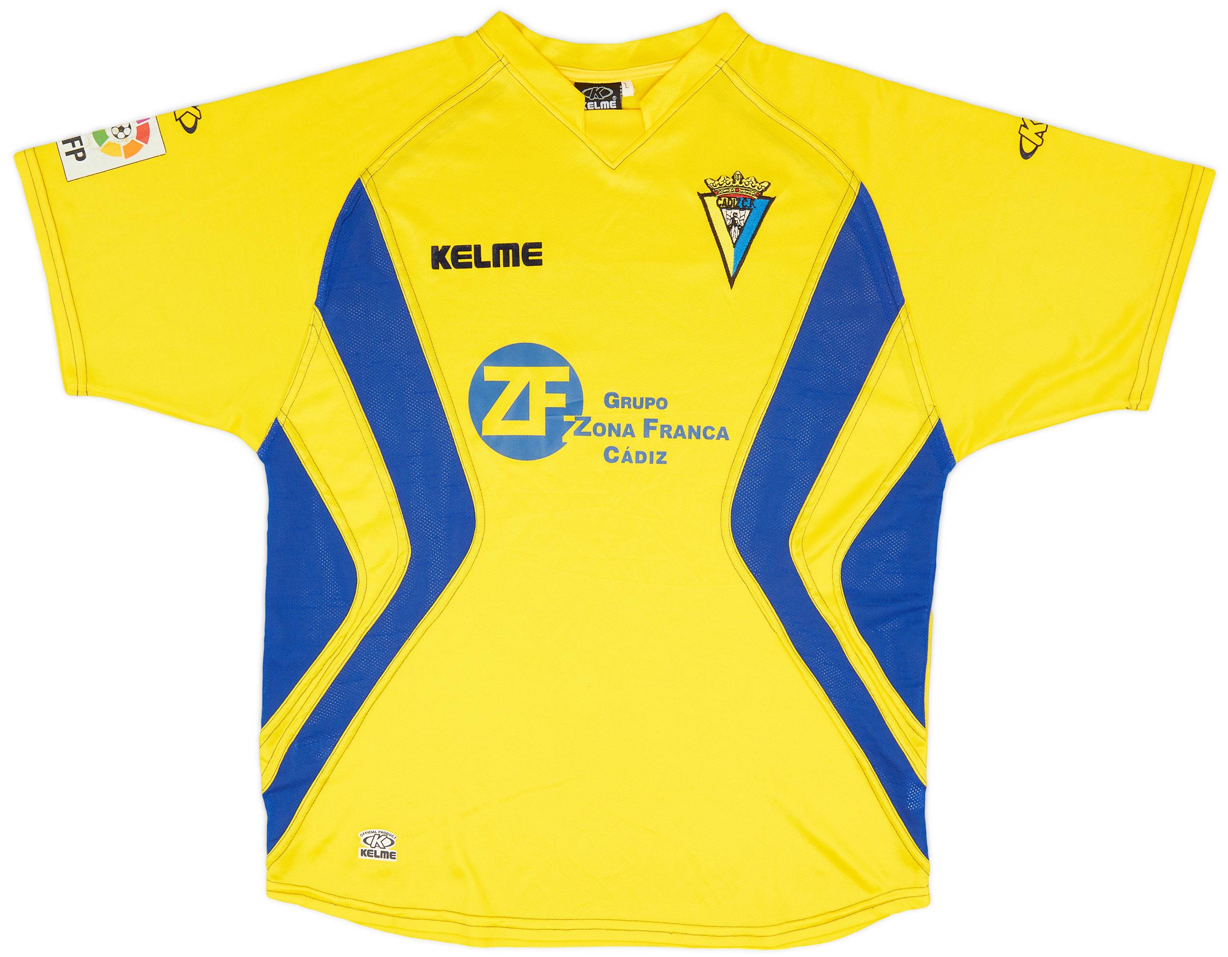 2003-04 Cadiz Home Shirt - 8/10 - (L)