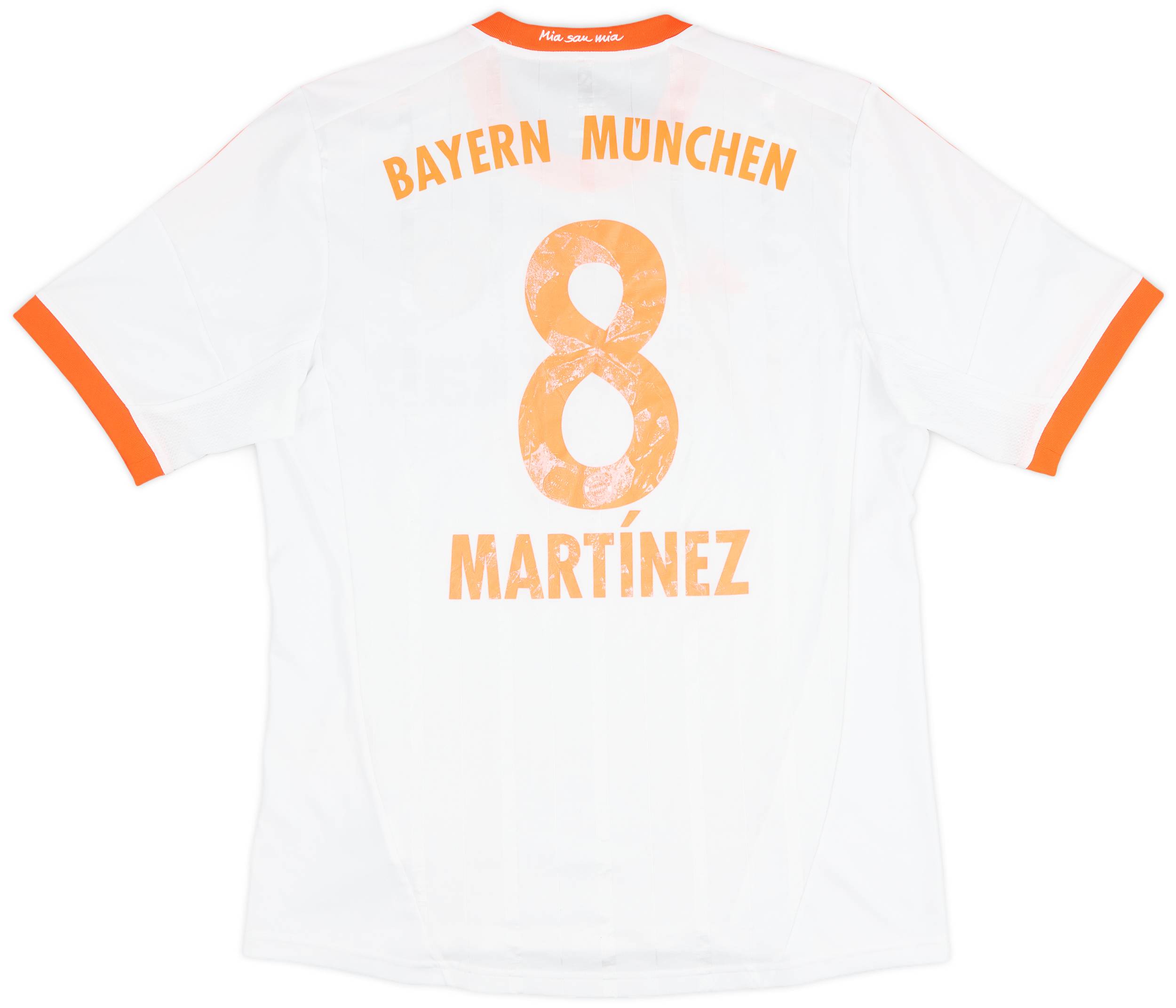 2012-13 Bayern Munich Away Shirt Martinez #8 - 5/10 - (L)