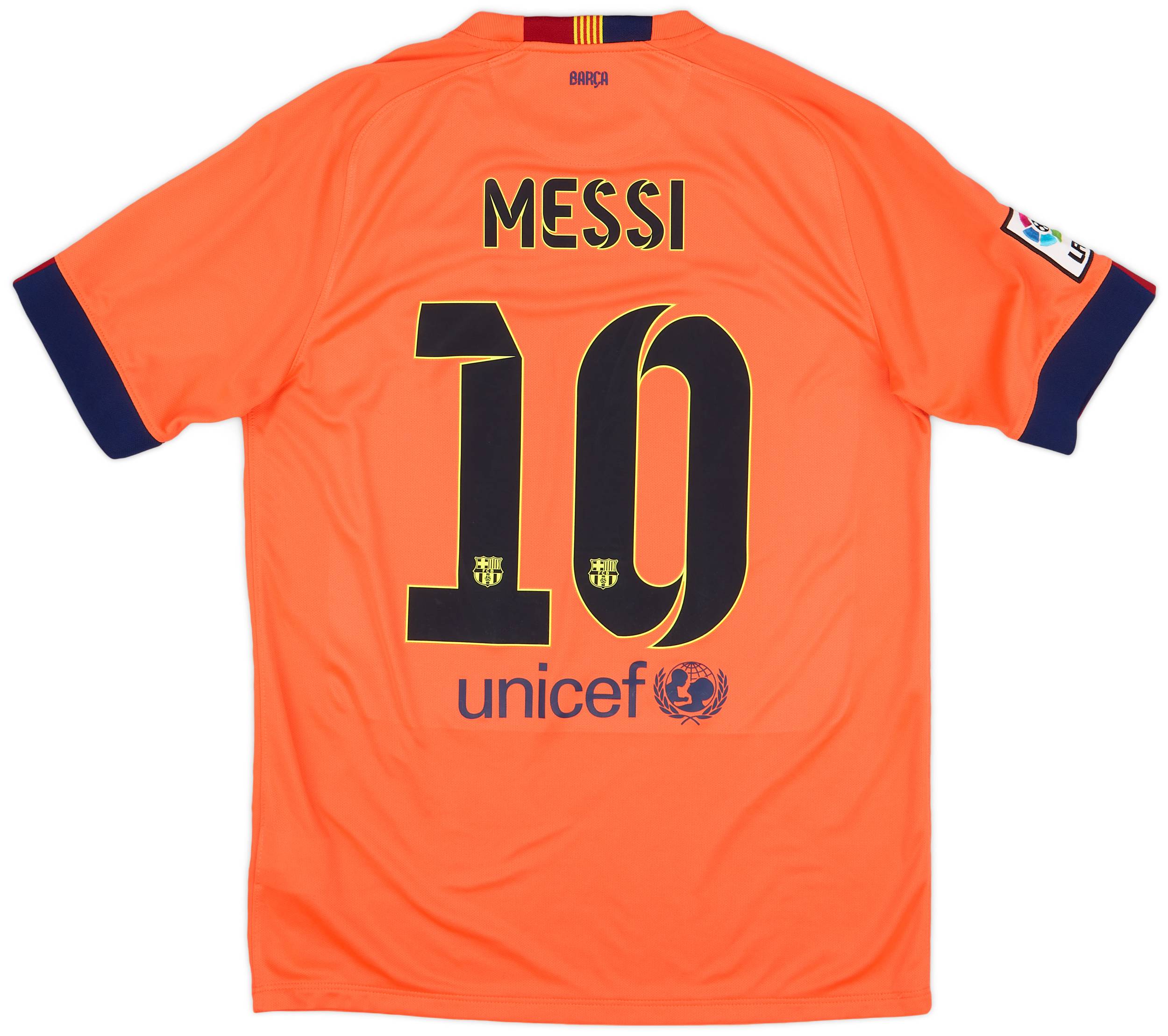 2014 15 Barcelona Away Shirt Messi 10 9 10 M