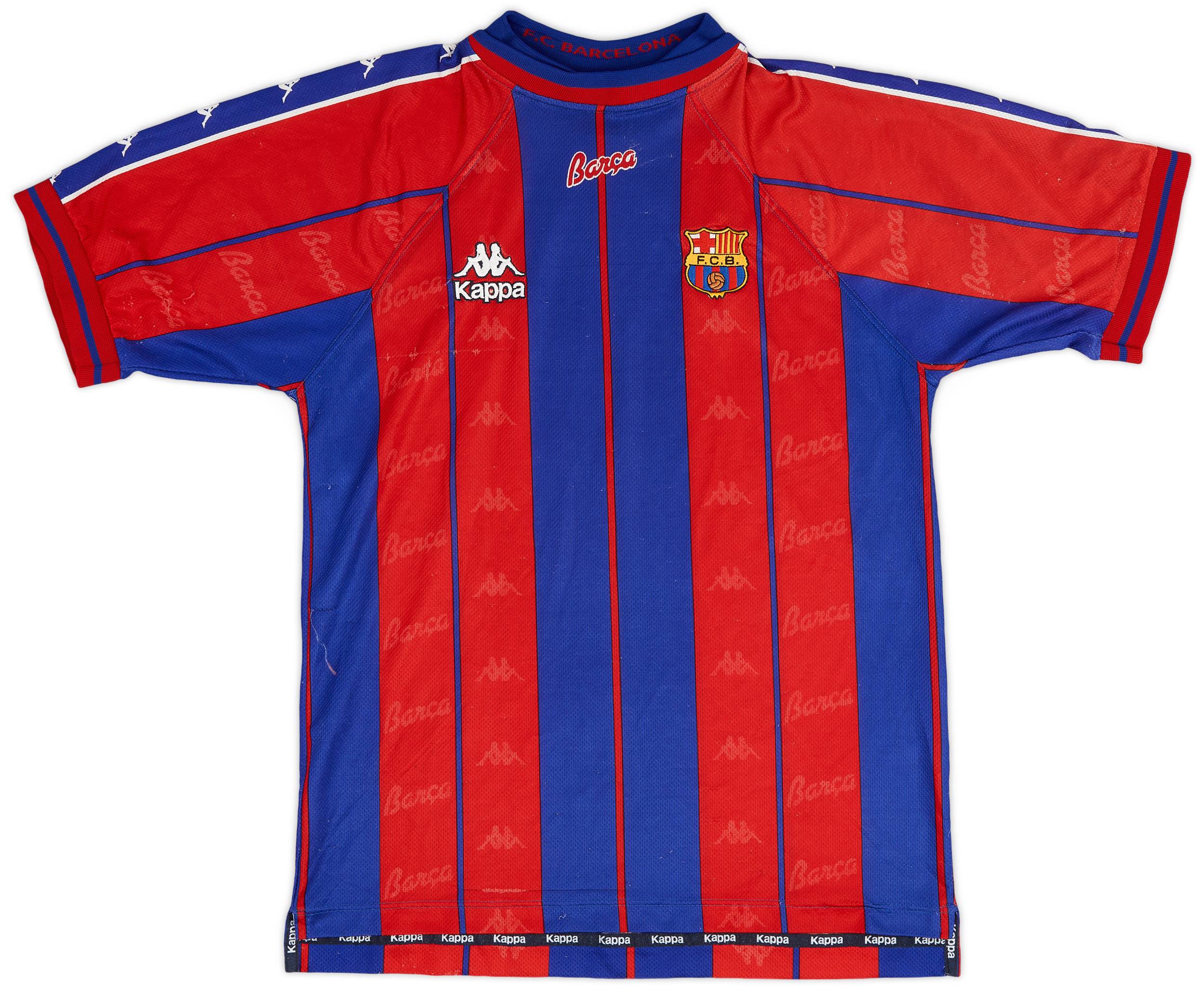 1997-98 Barcelona Home Shirt - 7/10 - (L)