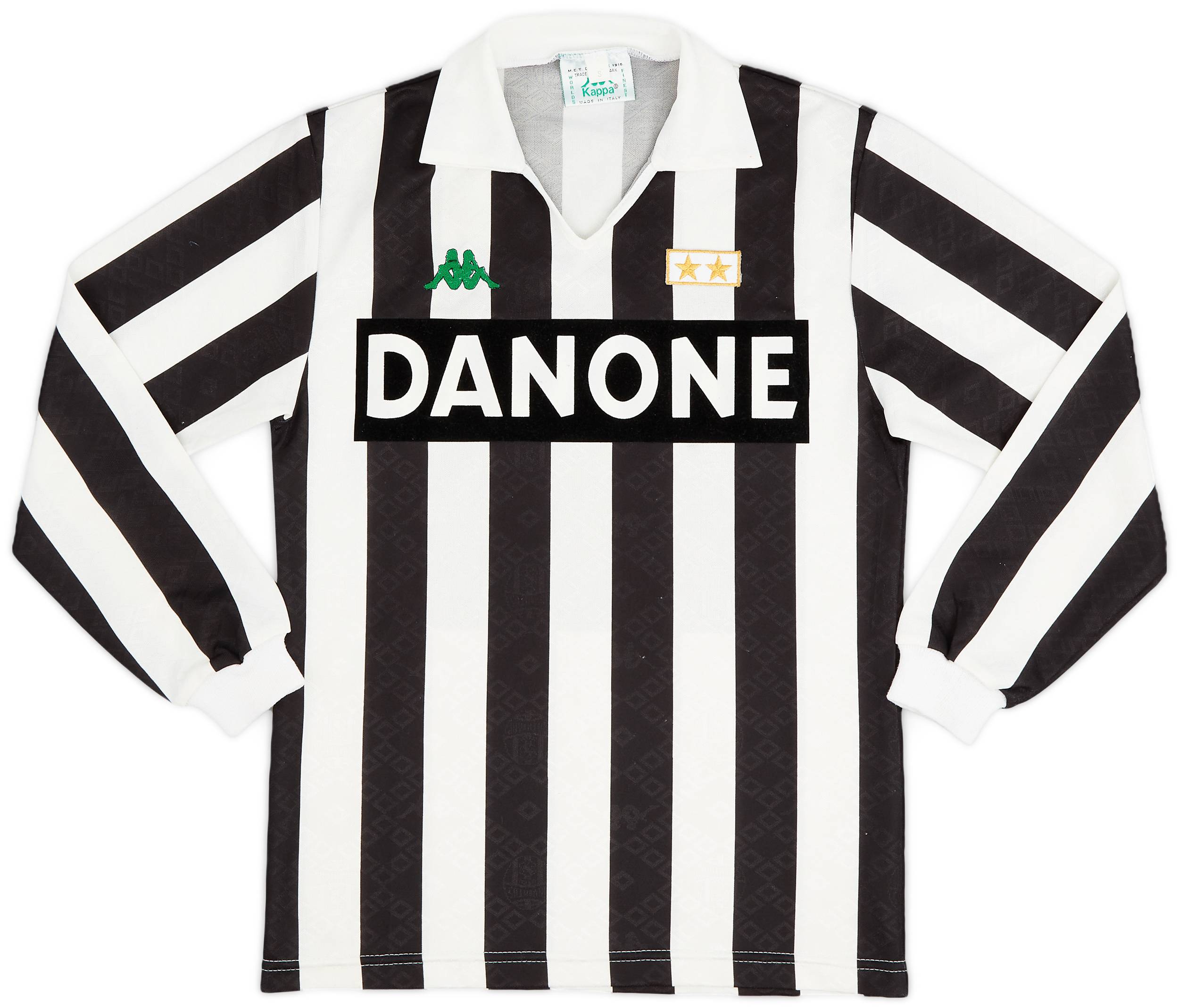 1991-92 Juventus Home L/S Shirt - 9/10 - (S)