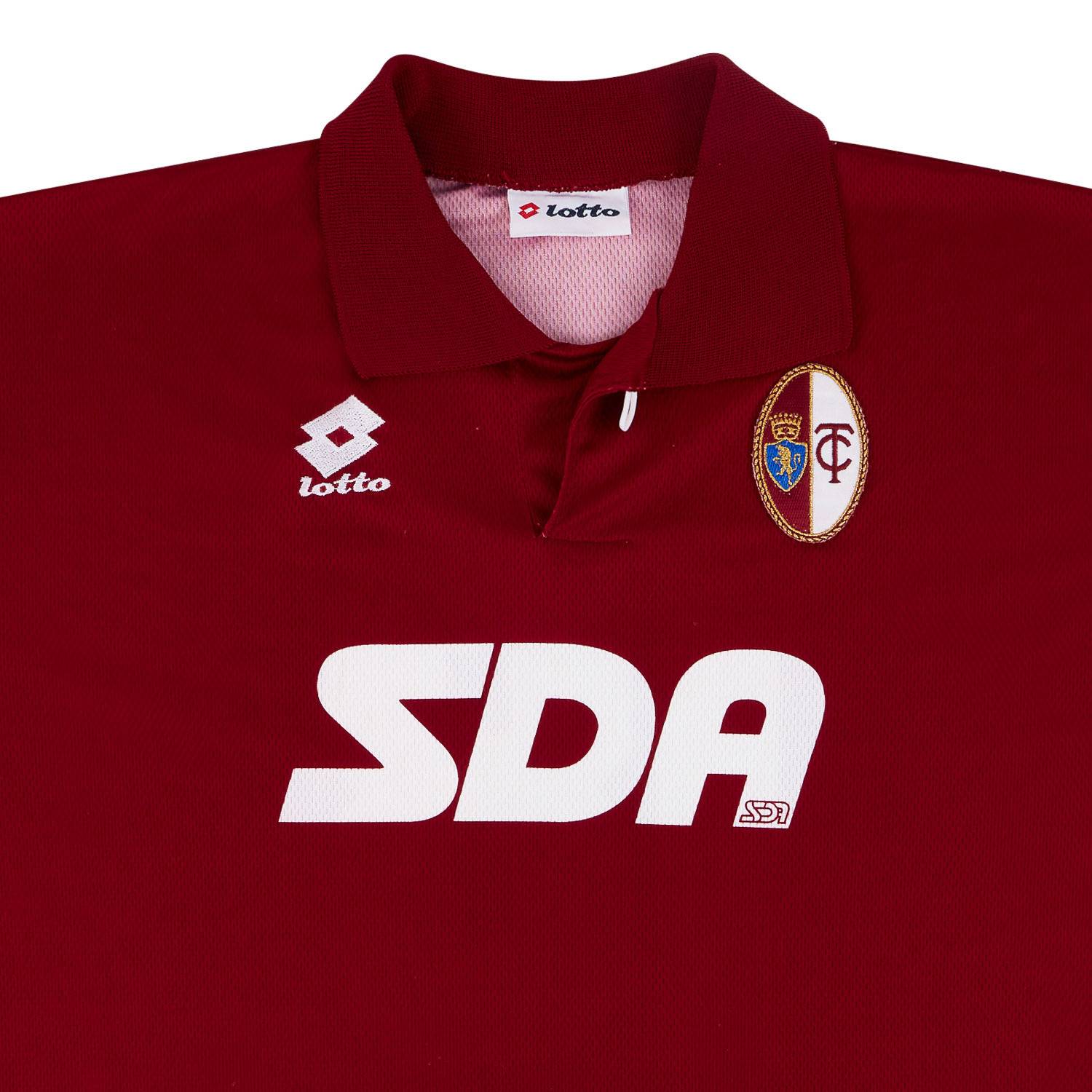 1995-96 Torino Match Issue Home L/S Shirt #18