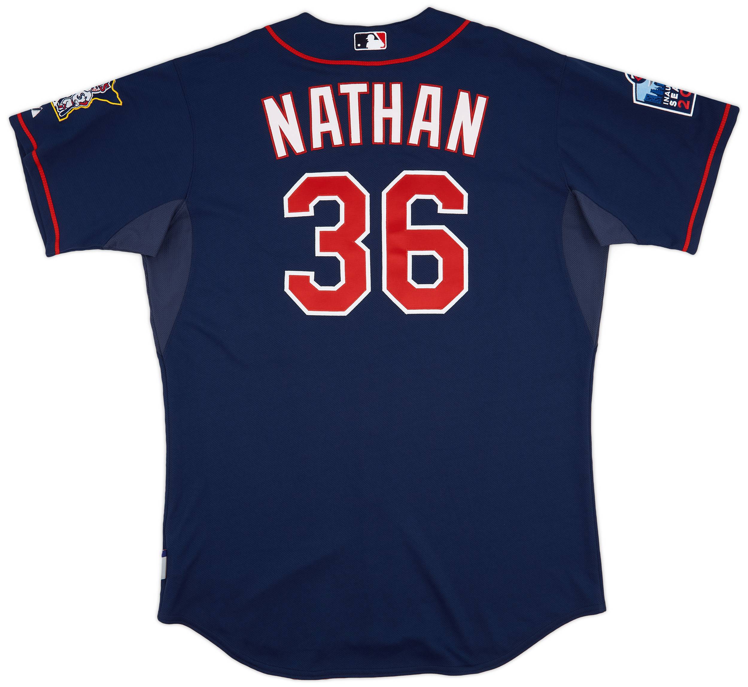 2010 Minnesota Twins Nathan #36 Team Issued Majestic Alternate