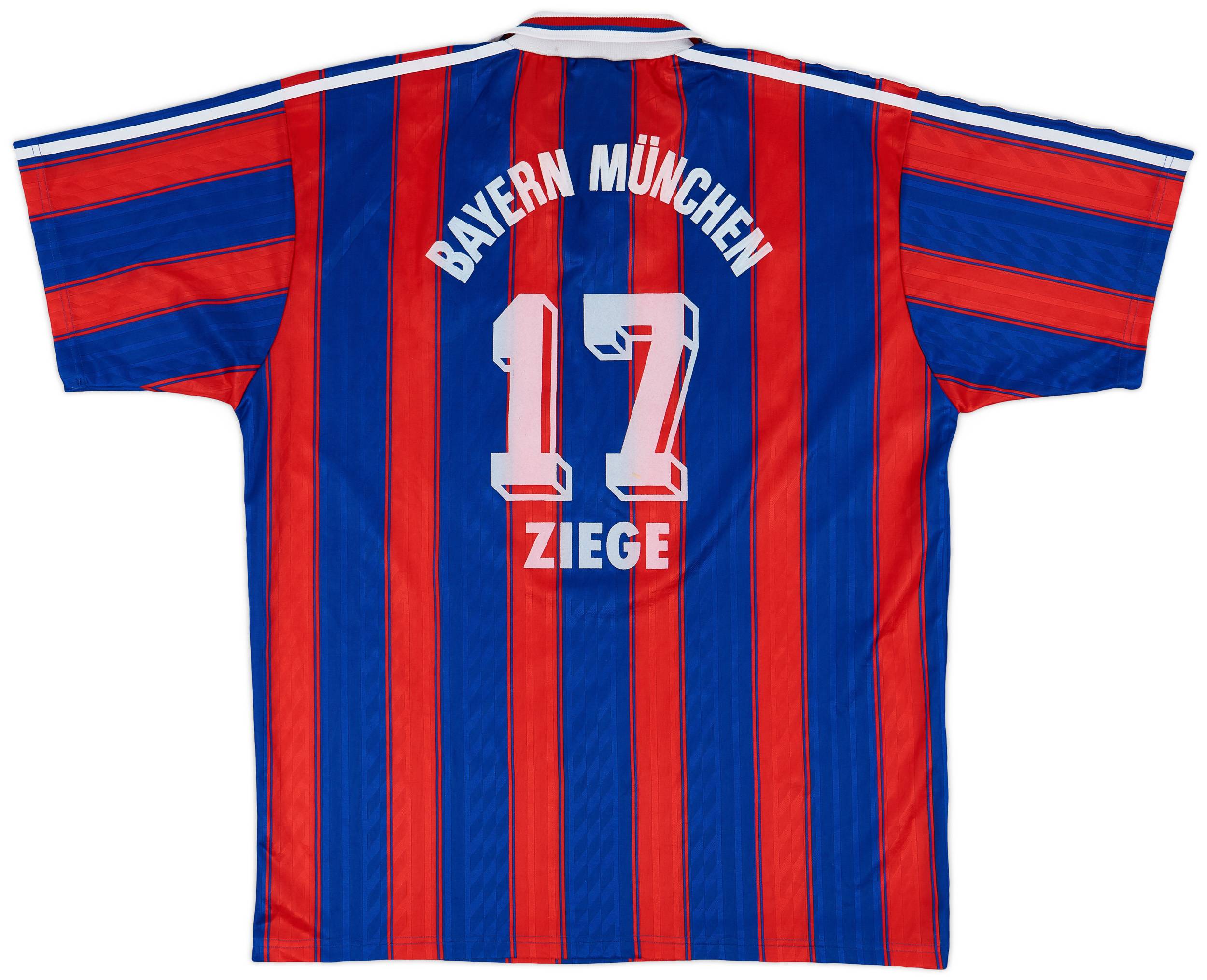 1995-97 Bayern Munich Home Shirt Ziege #17 - 8/10 - (L/XL)