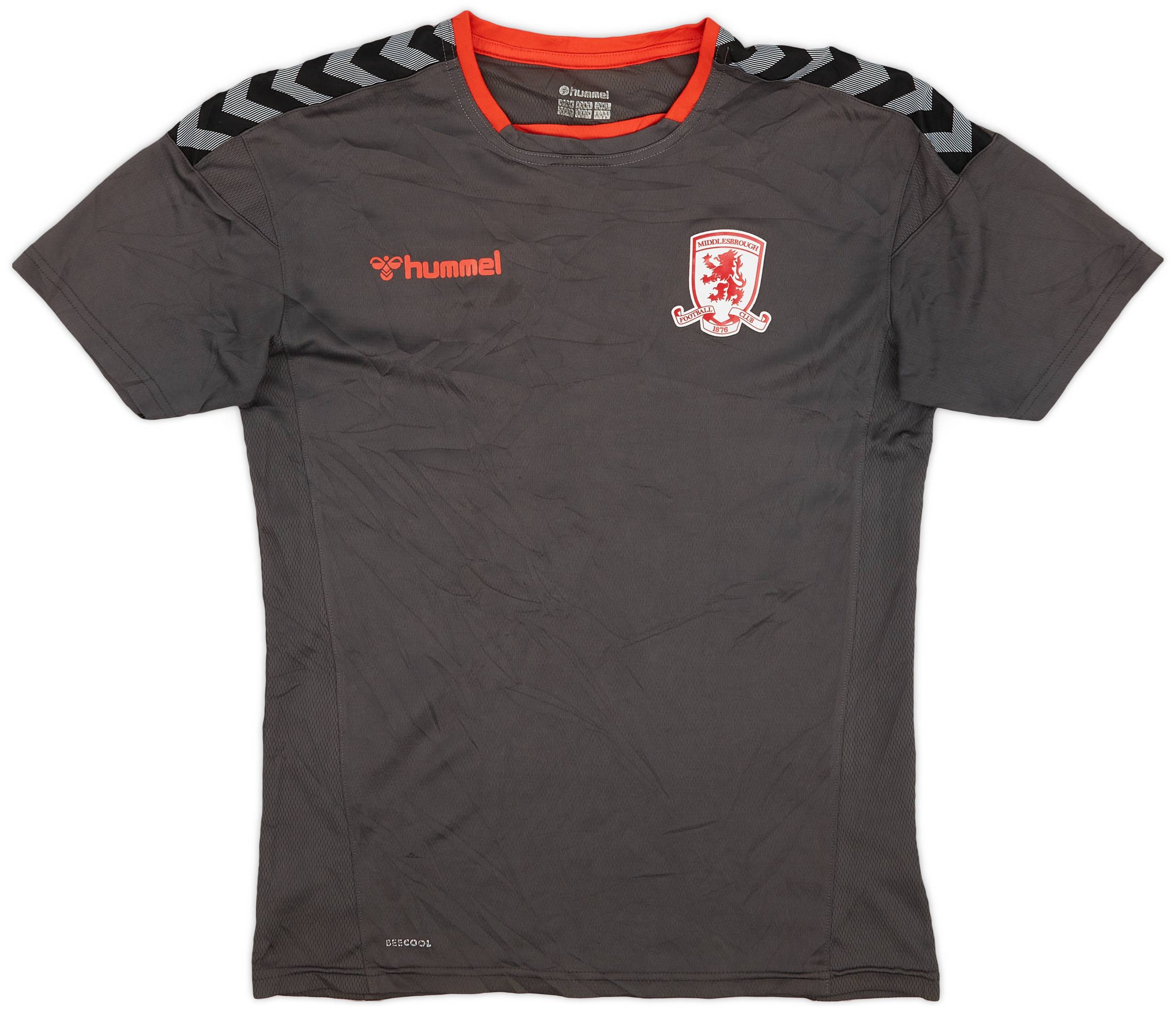 2020-21 Middlesbrough Hummel Training Shirt - 8/10 - (S)